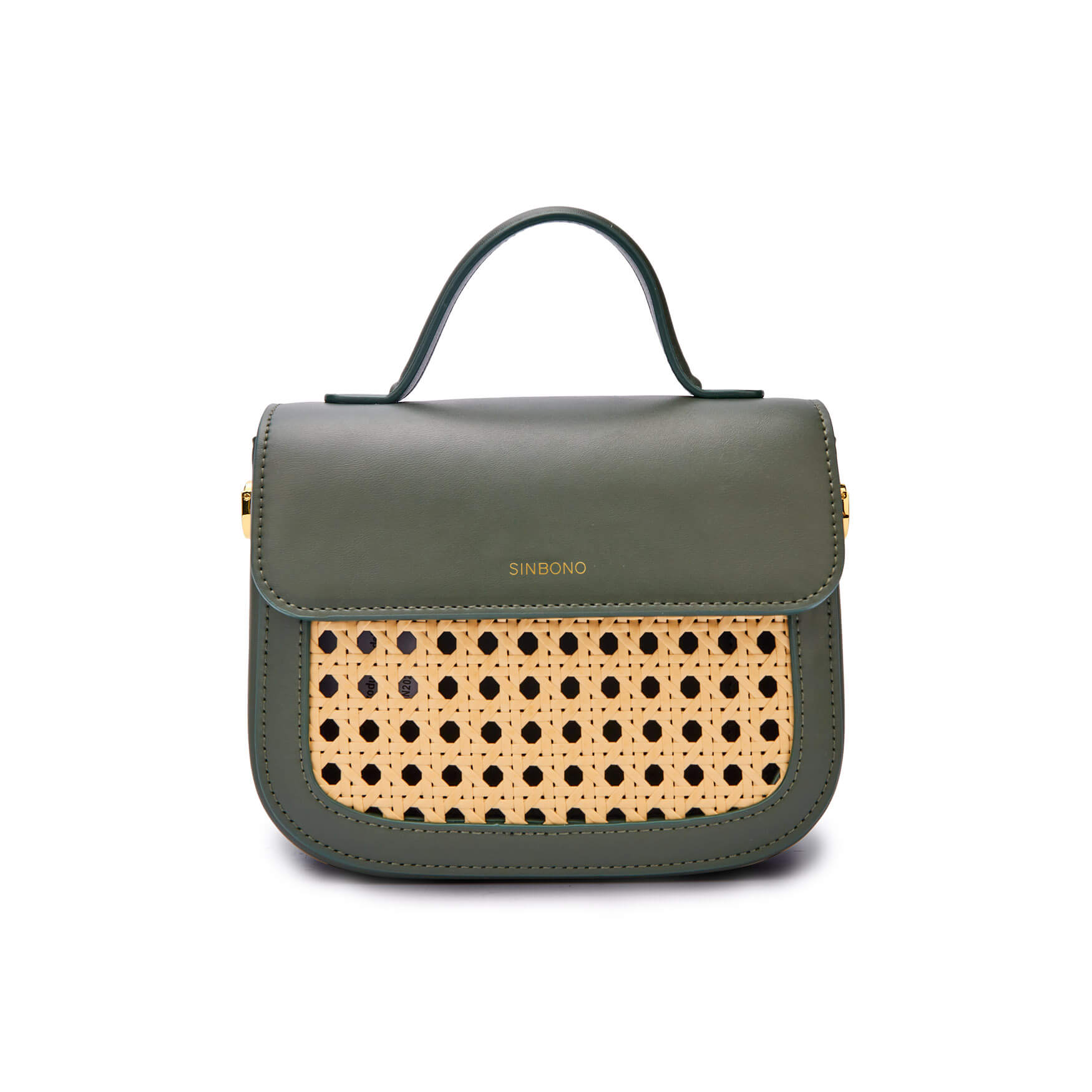 SINBONO Grace Top Handle Crossbody Bag Green