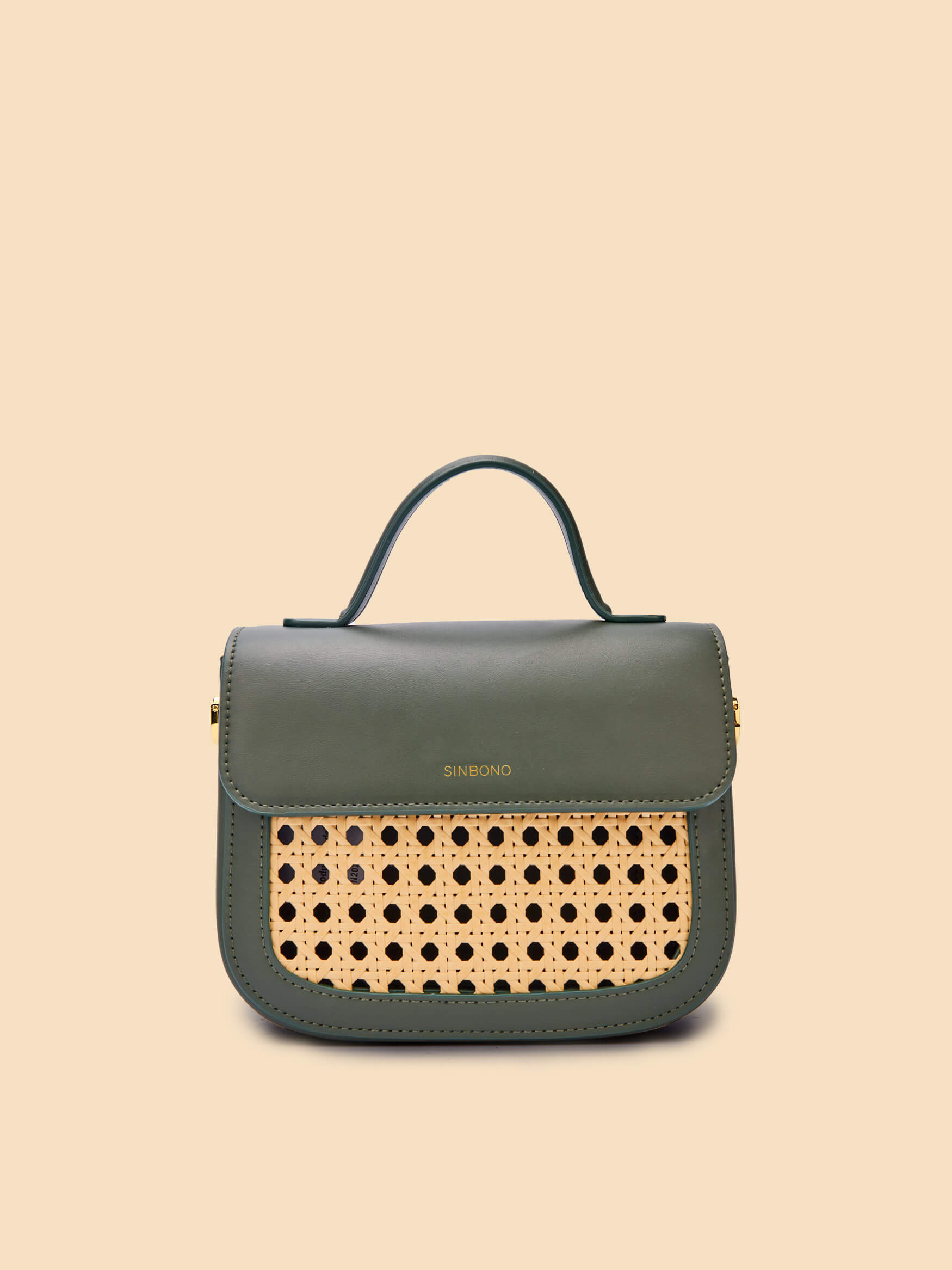 SINBONO Grace Top Handle Crossbody Bag Green