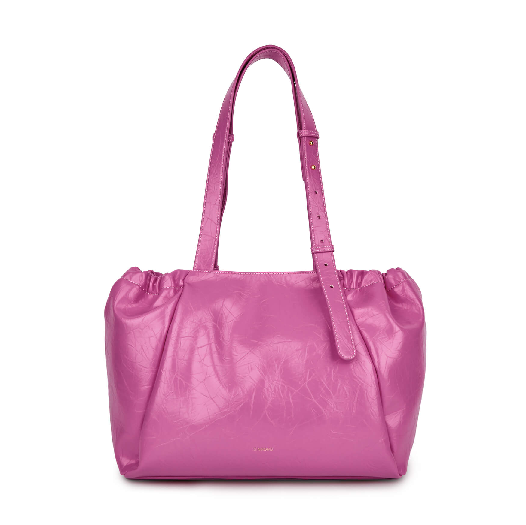 SINBONO Halle Hobo Tote Bag Bright Pink