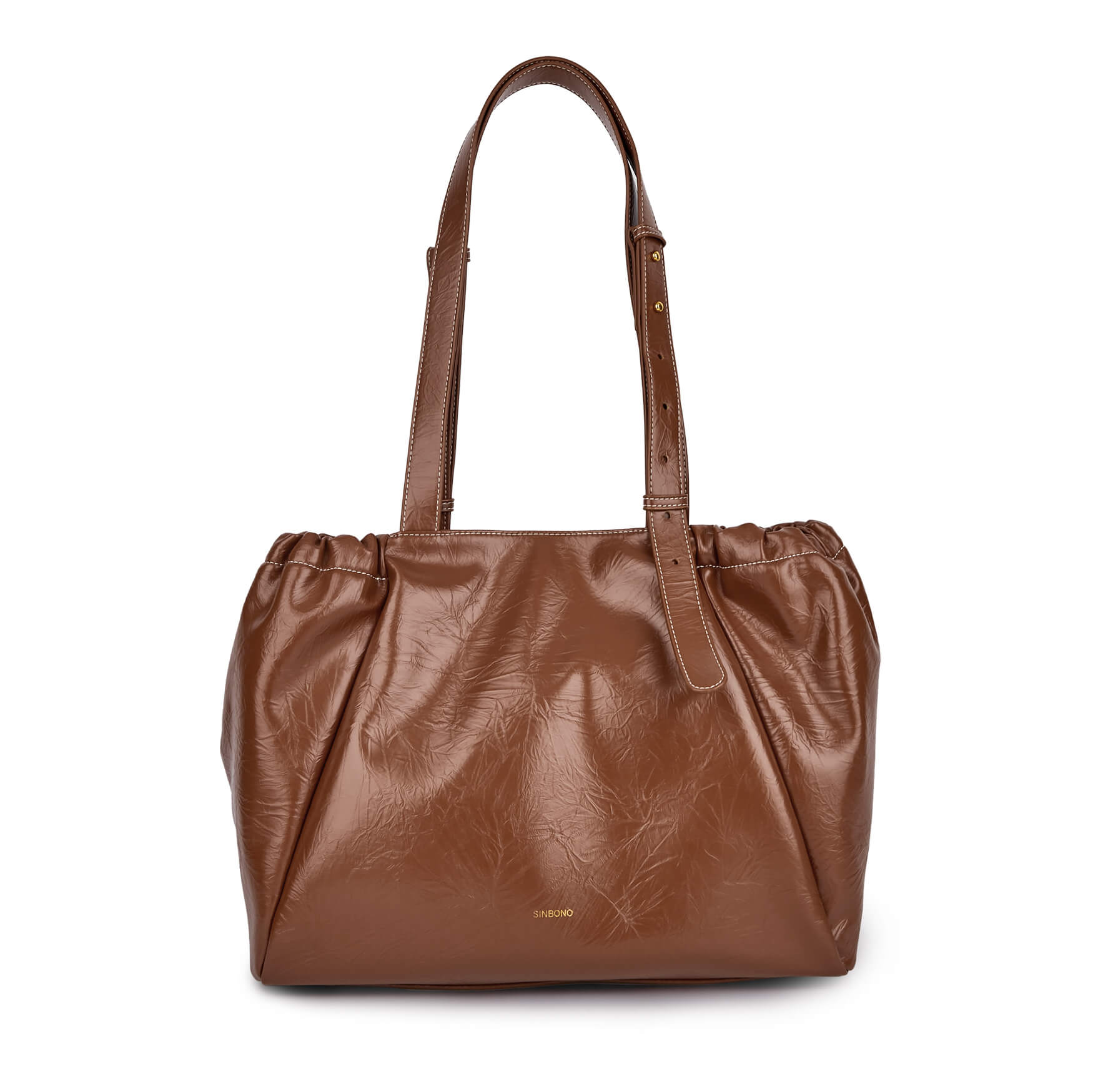 SINBONO Halle Hobo Tote Bag Brown