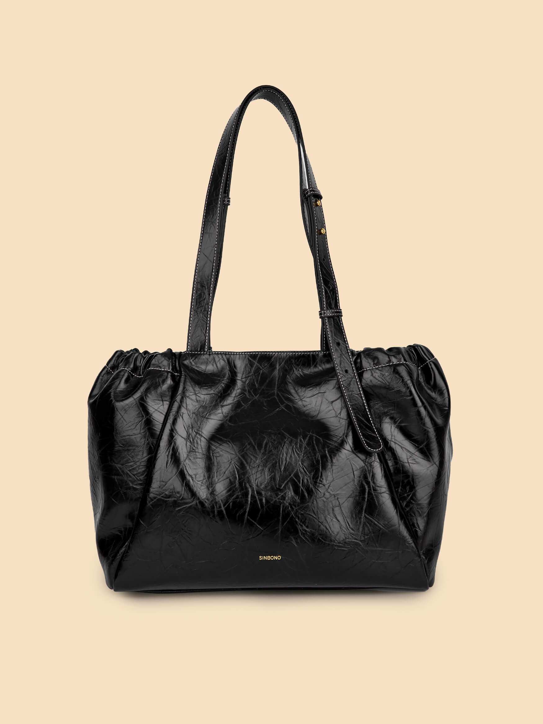 SINBONO Halle Hobo Tote Bag Black