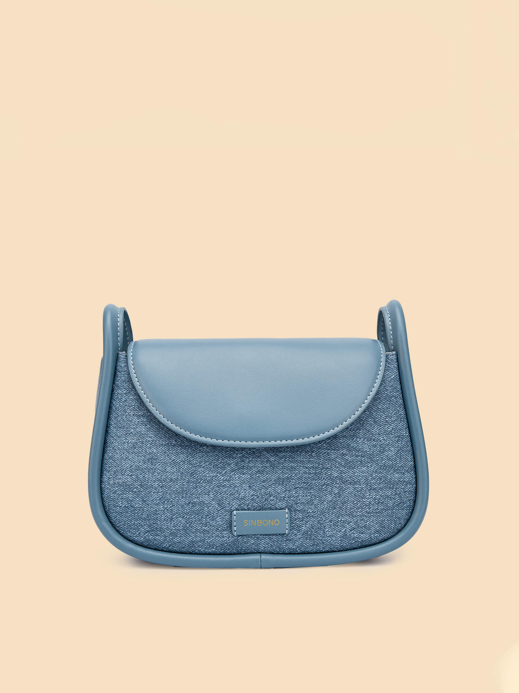 SINBONO Blue Crossbody Bag- High-quality Soft Vegan Leather Bag