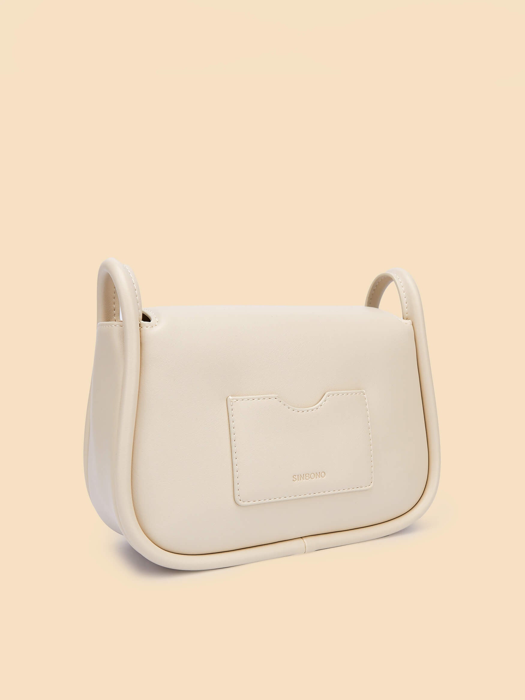SINBONO Ivory Crossbody Bag- High-quality Soft Vegan Leather Bag
