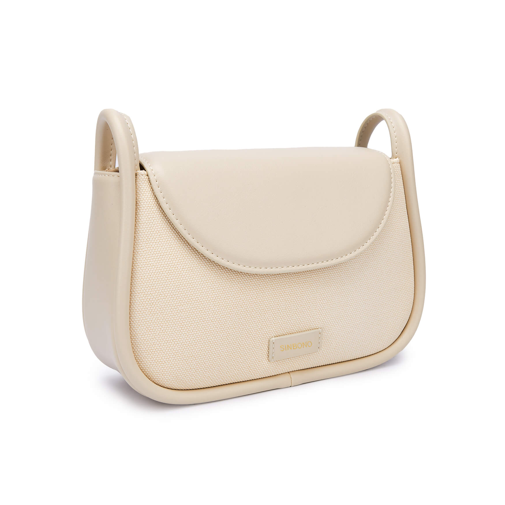 SINBONO Ivory Crossbody Bag- High-quality Soft Vegan Leather Bag