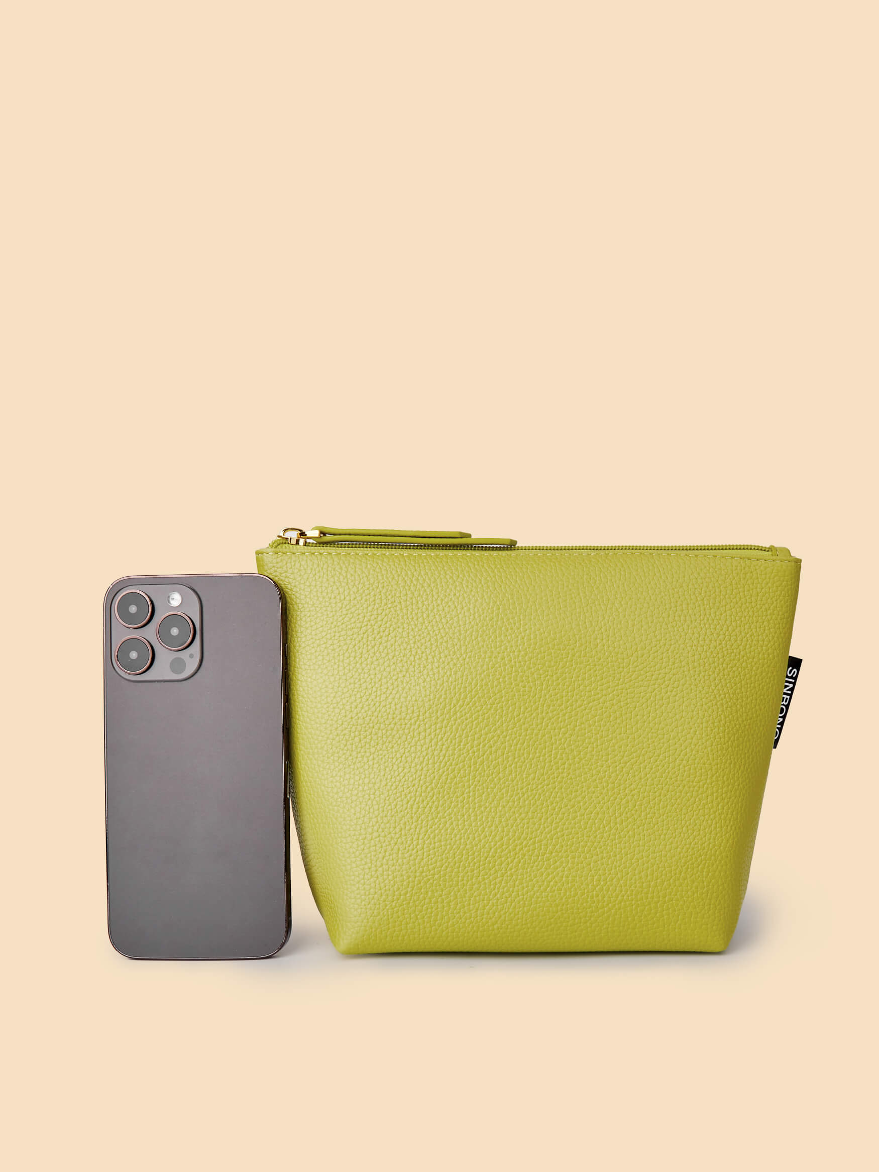 SINBONO Makeup Bag Lime Green