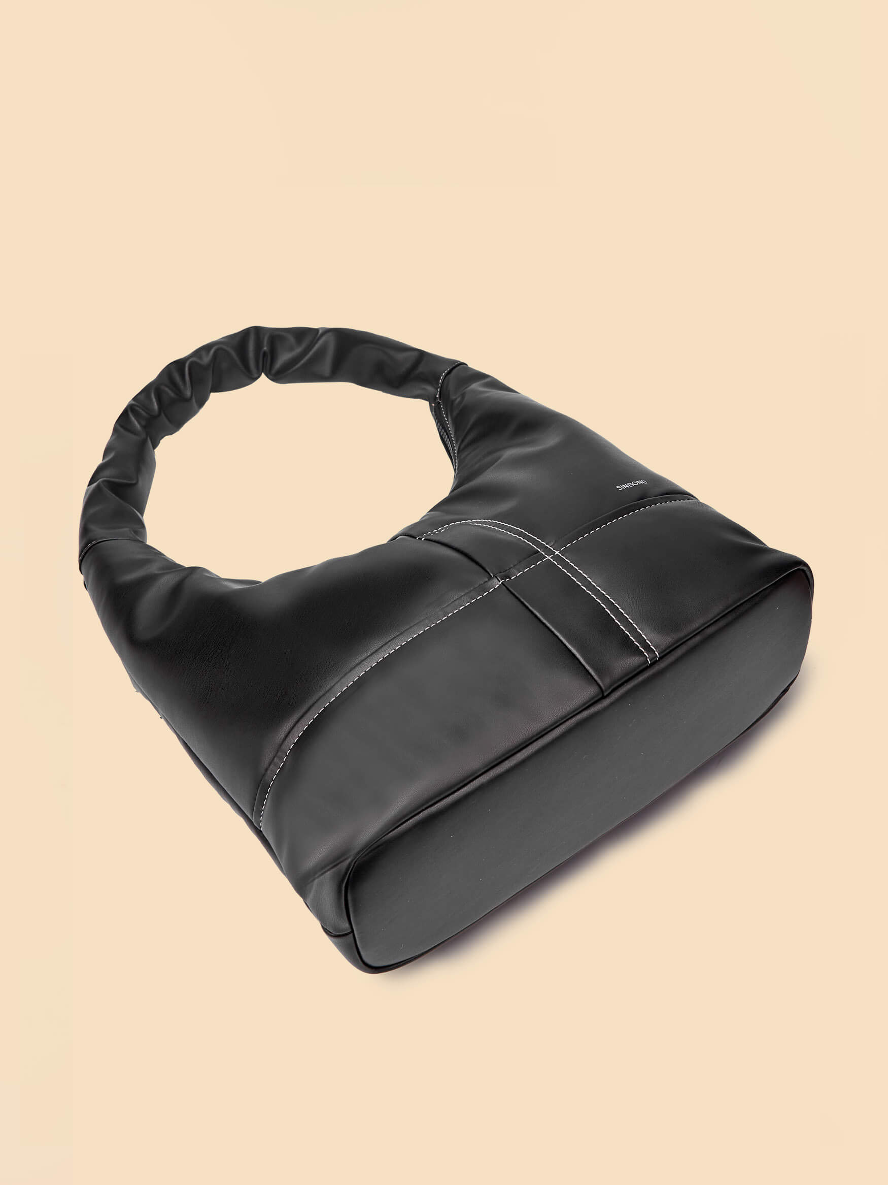 SINBONO Medium Berry Hobo Shoulder Bag Black