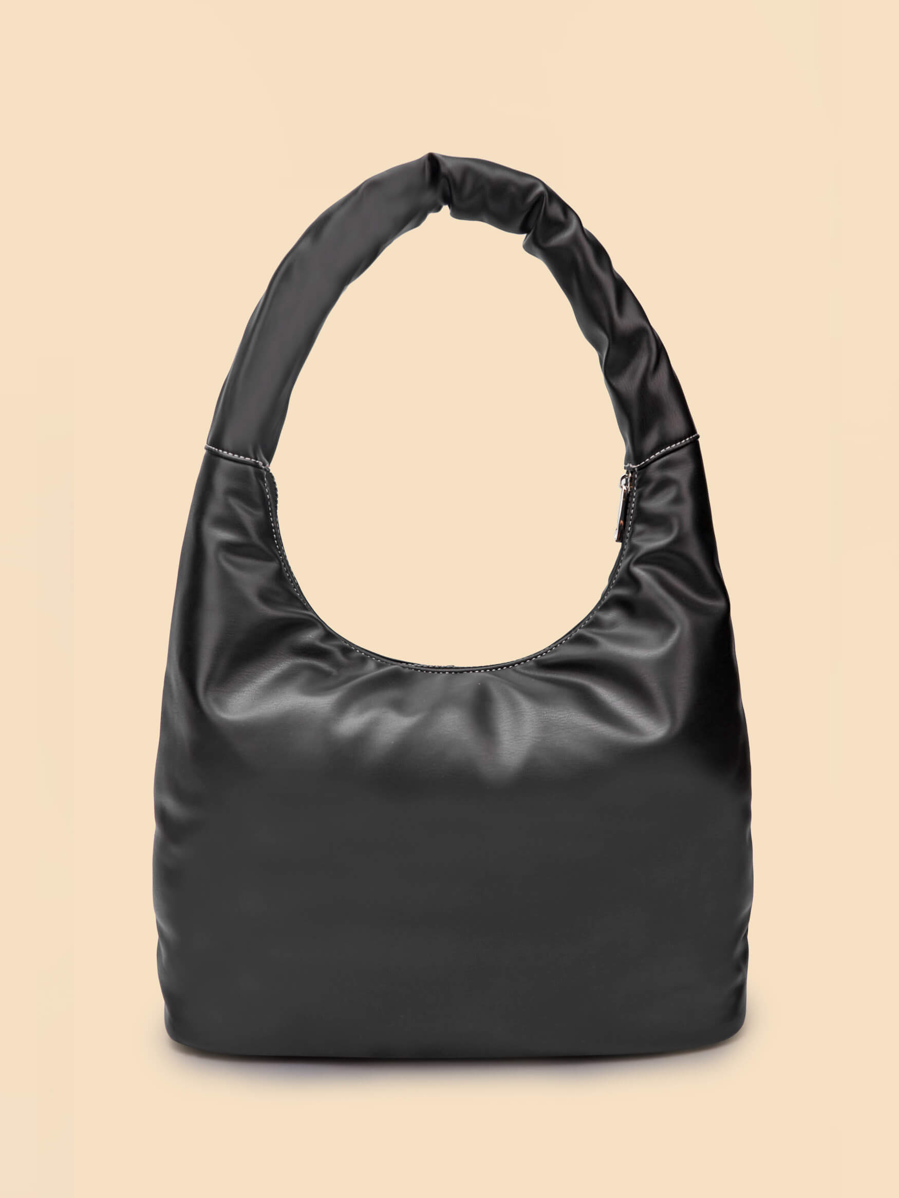 SINBONO Medium Berry Hobo Shoulder Bag Black