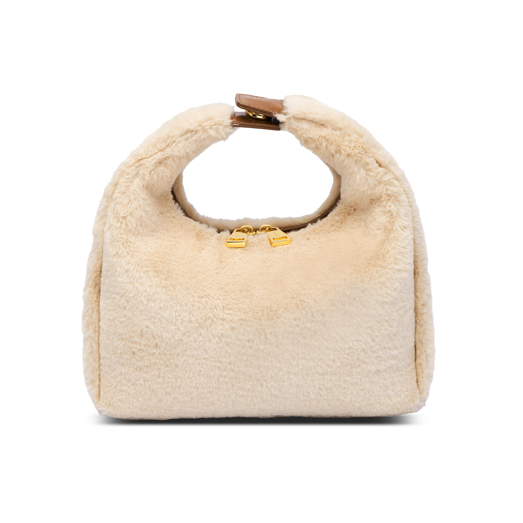 SINBONO Vienna Medium-Sized Light Beige Leather Purses