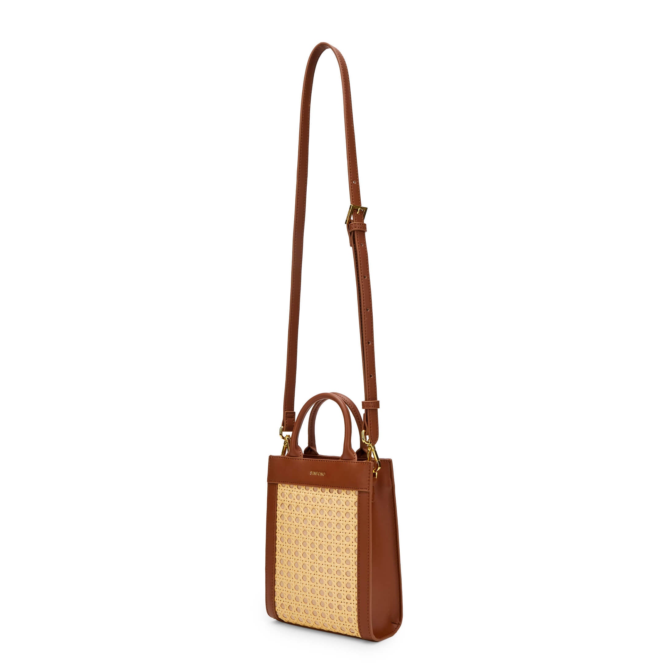 SINBONO Tabitha Top Handle Crossbody Bag Brown