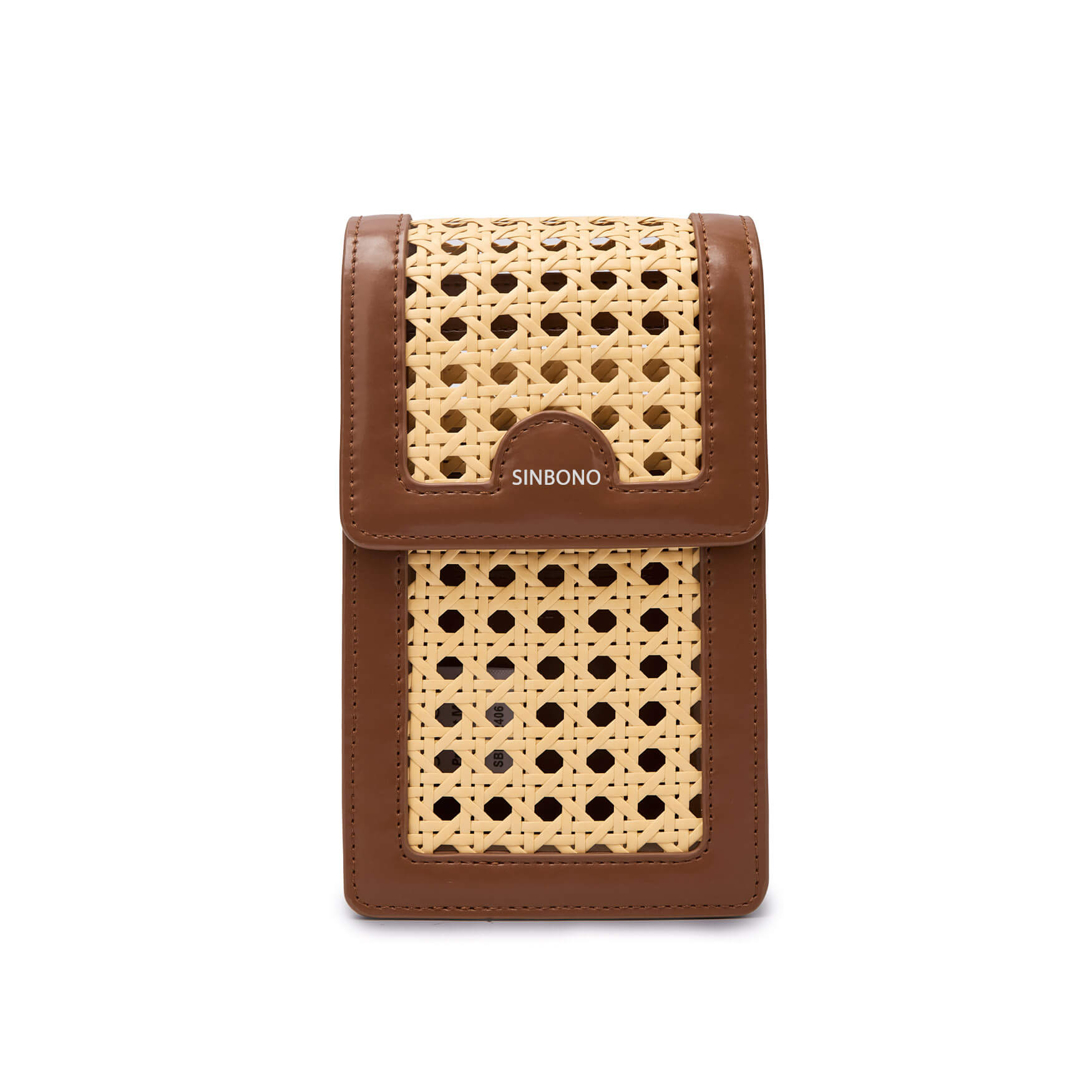 SINBONO Vera Crossbody Wallet Phone Bag Brown