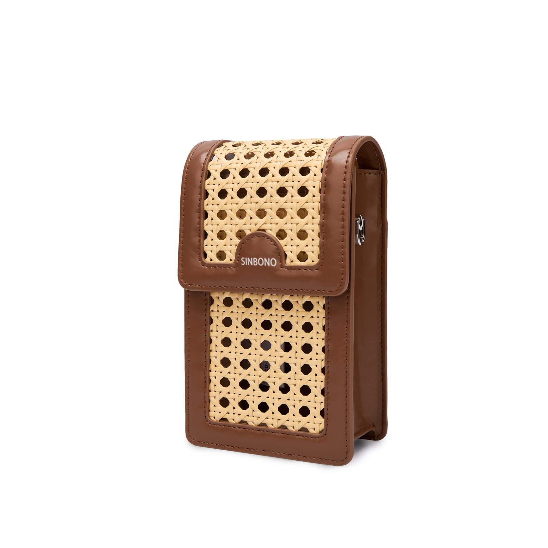 SINBONO Vera Crossbody Wallet Phone Bag Brown