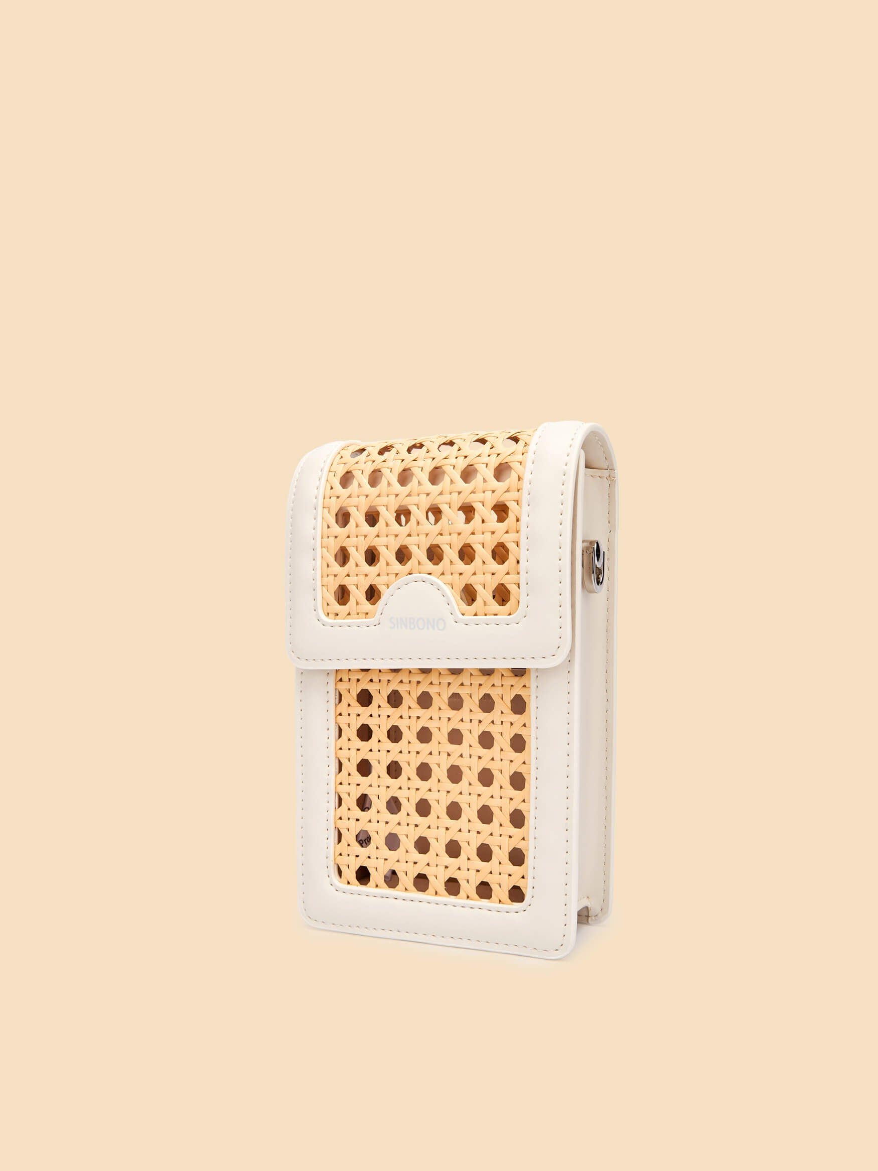 SINBONO Vera Crossbody Wallet Phone Bag Ivory