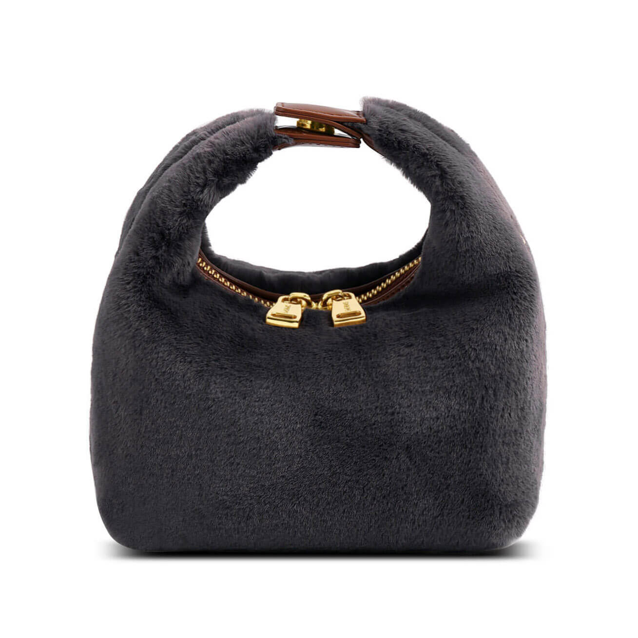 SINBONO Vienna Dark Grey Leather Handbags -Vegan Leather Women Bag