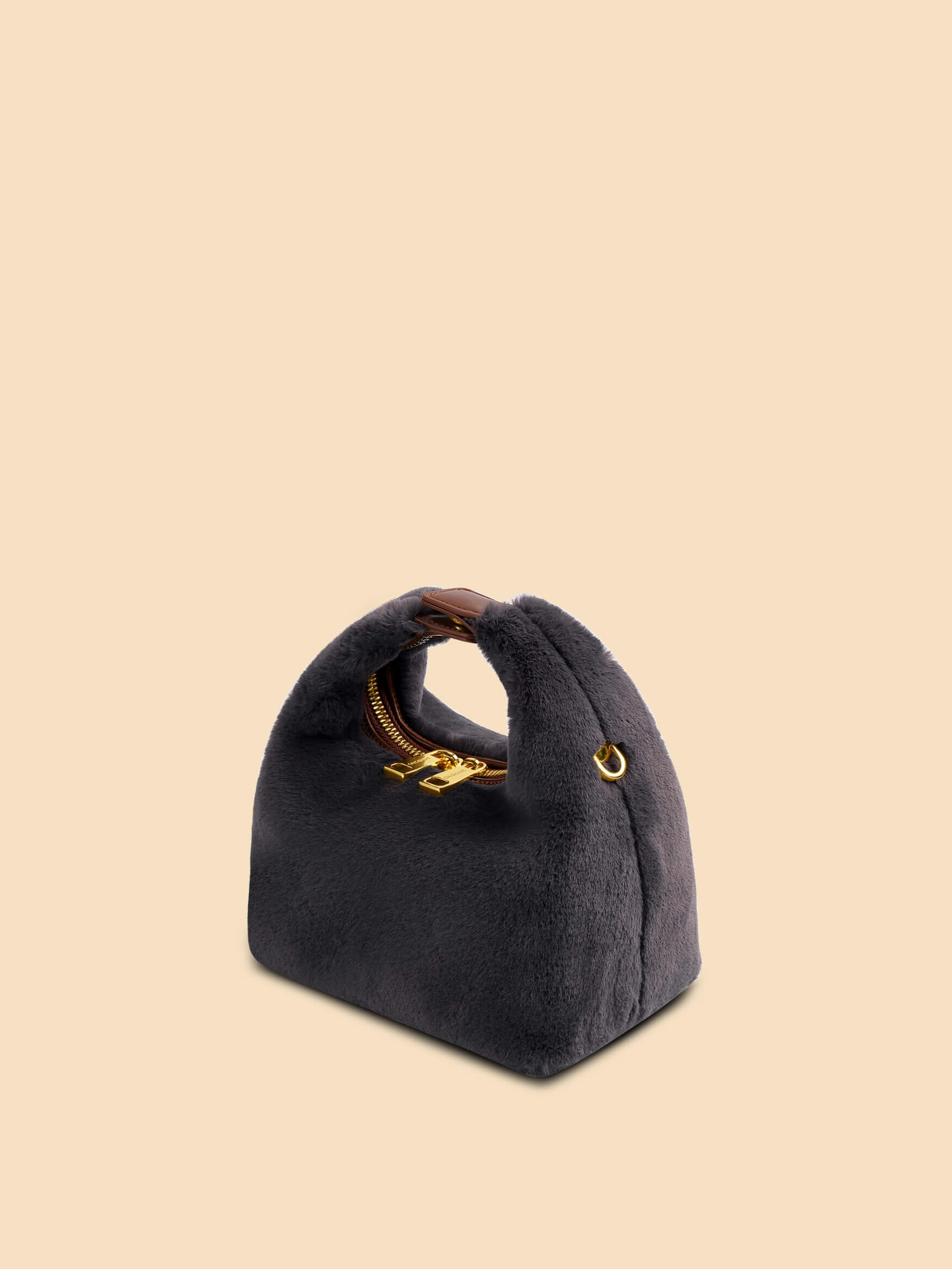 SINBONO Vienna Dark Grey Leather Handbags -Vegan Leather Women Bag