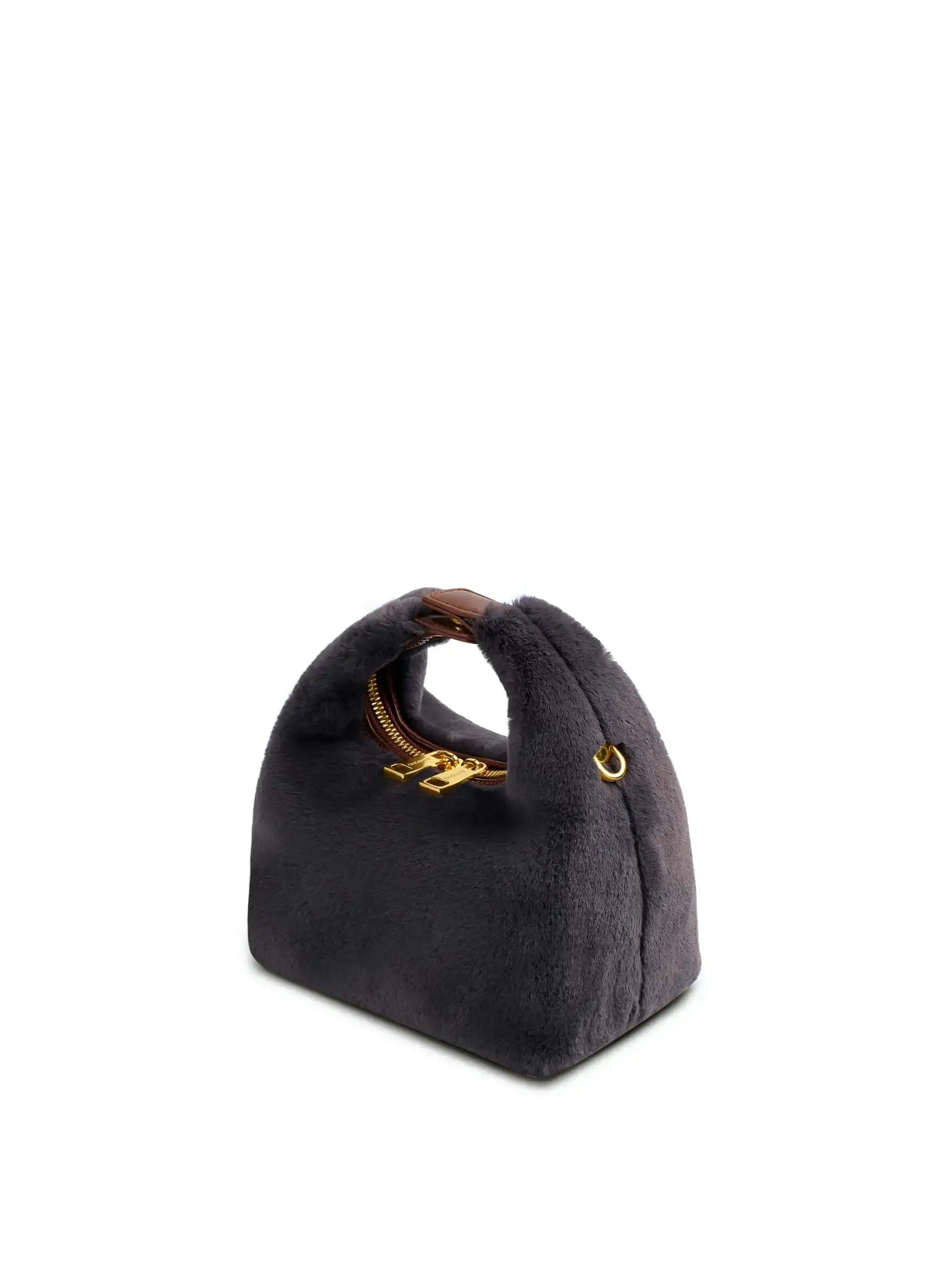 SINBONO Vienna Dark Grey Leather Handbags -Vegan Leather Women Bag