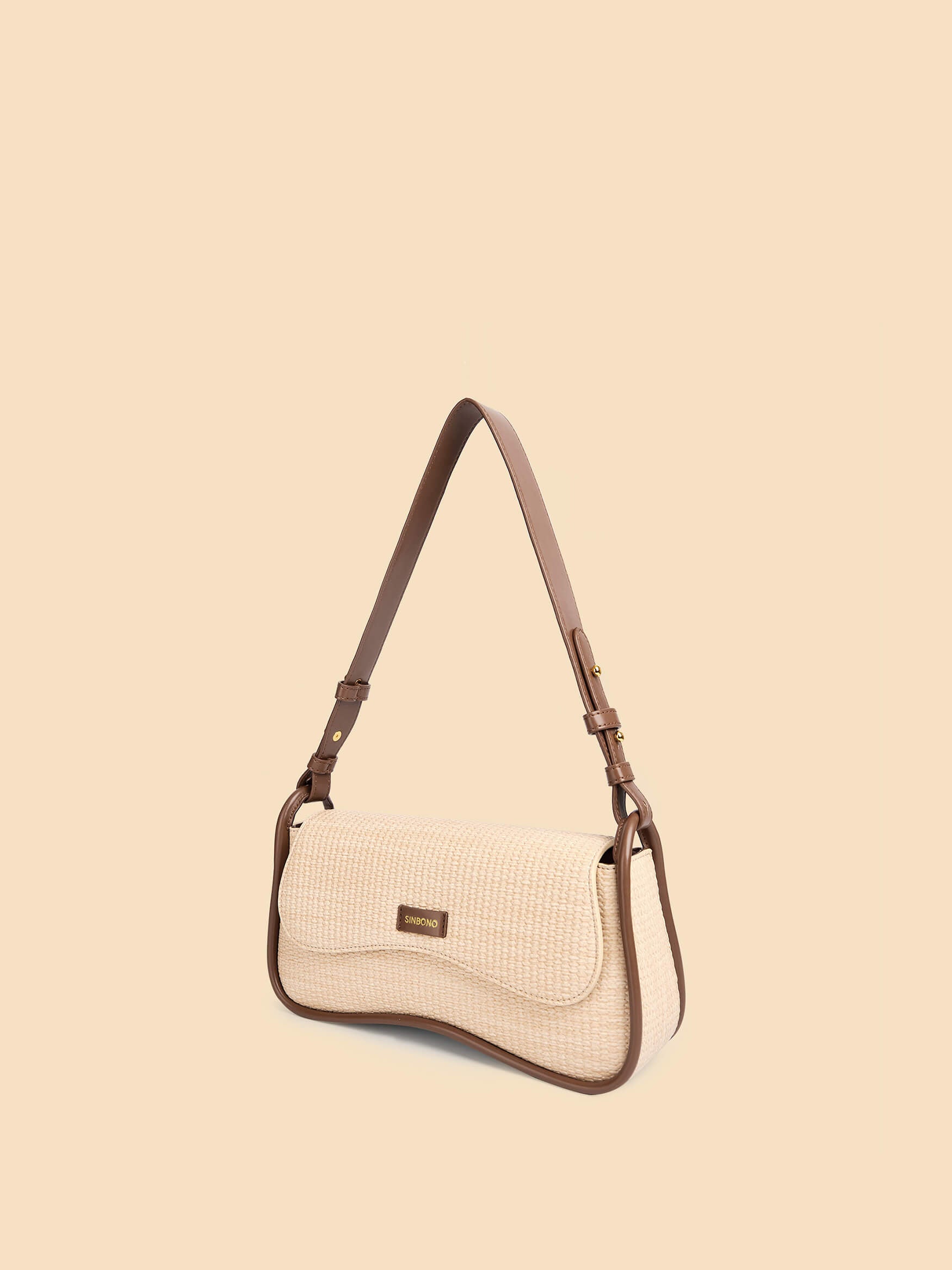 SINBONO Zoe Shoulder Bag Milk Yellow - Sustainable Leather Bag