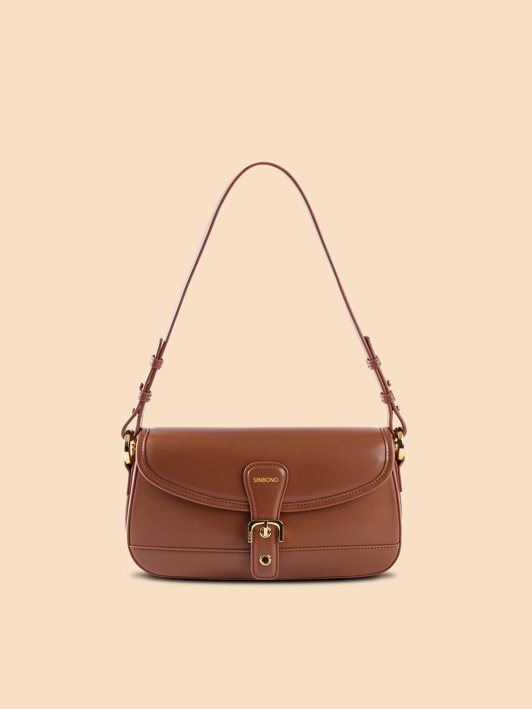 SINBONO Fiona Shoulder Bag Dark Brown