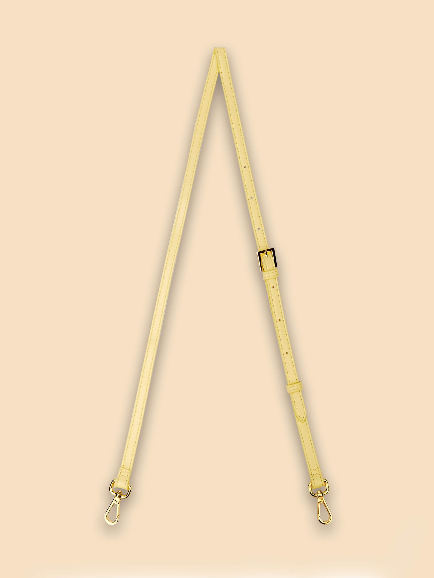 SINBONO Long Light Yellow Shoulder Strap - Purse with Shoulder Strap