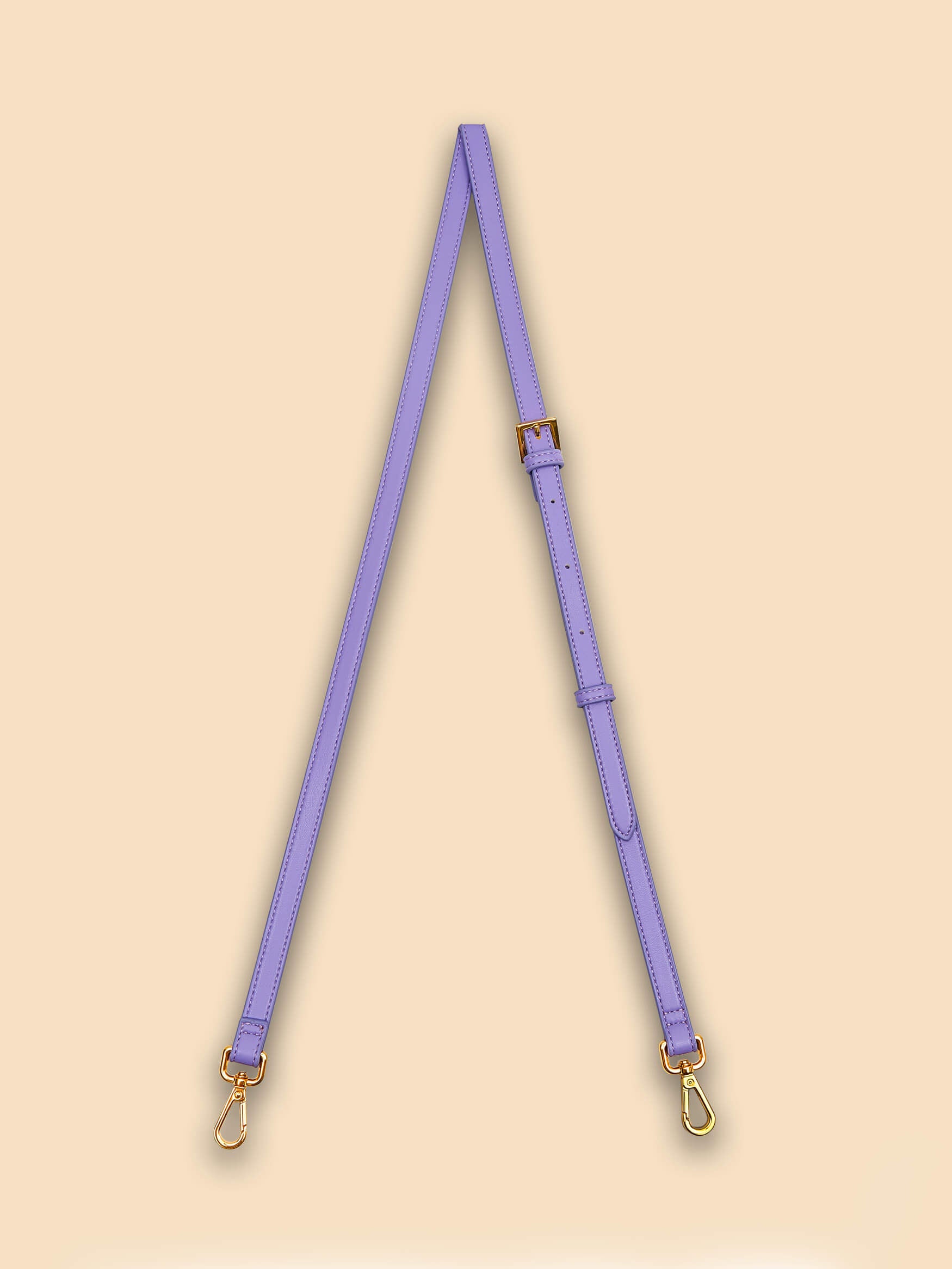 SINBONO Women Long Shoulder Strap Purple - Vegan Leather Shoulder Bag