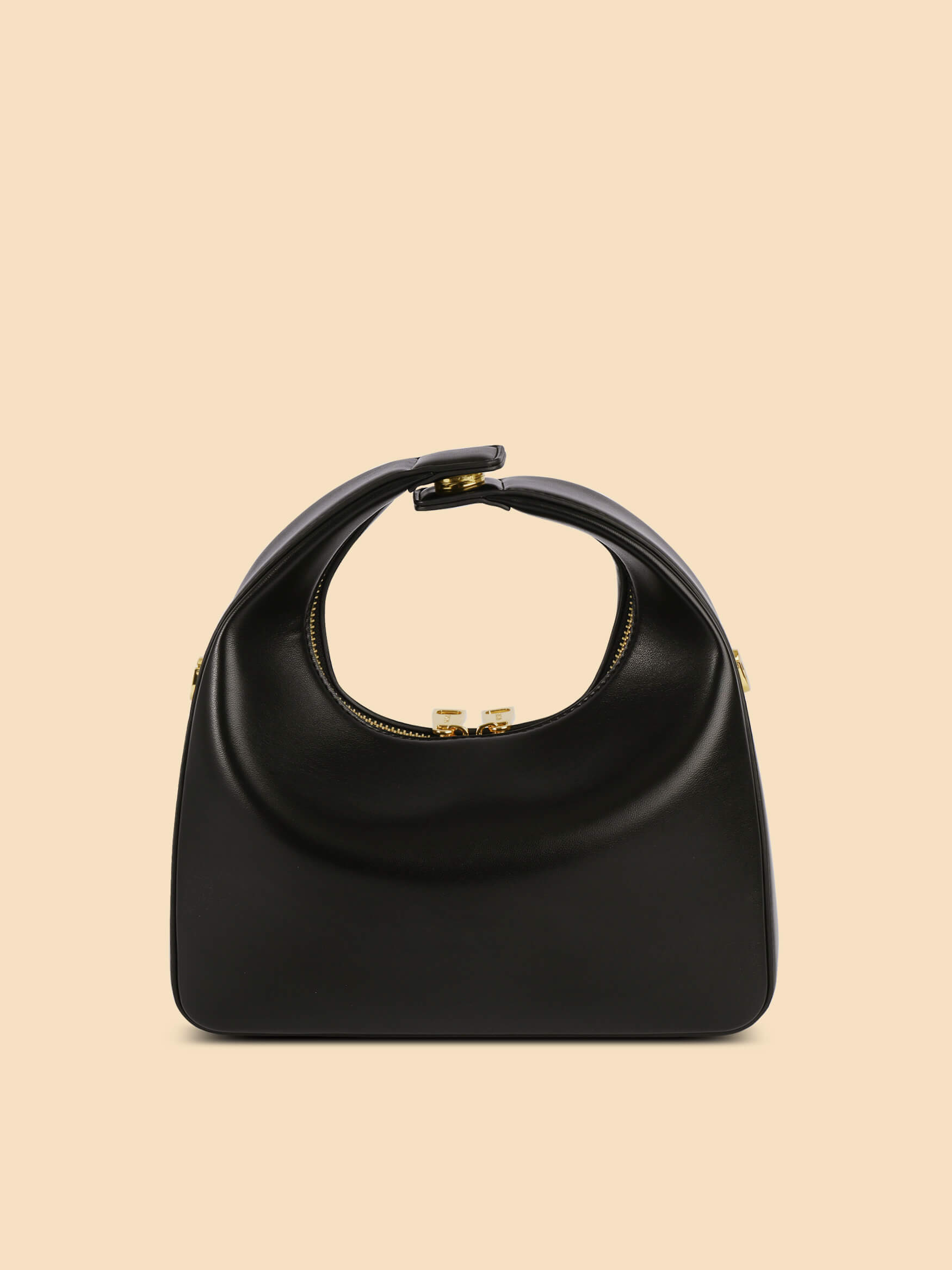 SINBONO Vienna Medium-Sized Black Vegan Leather Purses