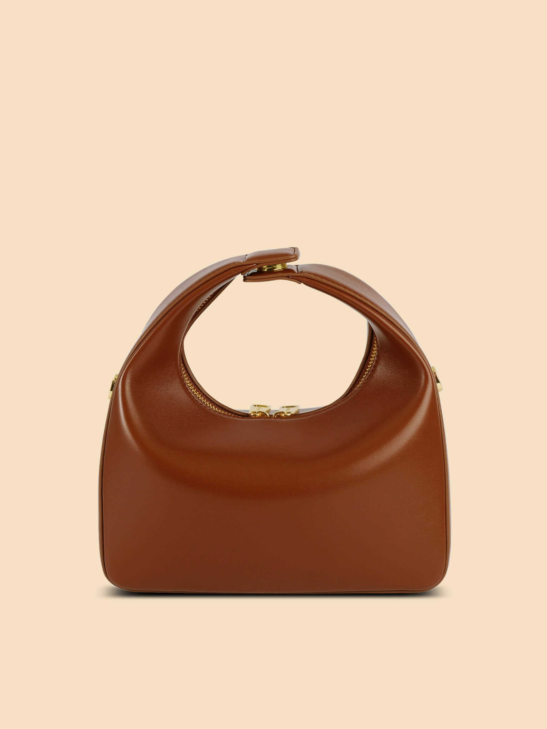 SINBONO Vienna Medium-Sized Brown Vegan Leather Purses