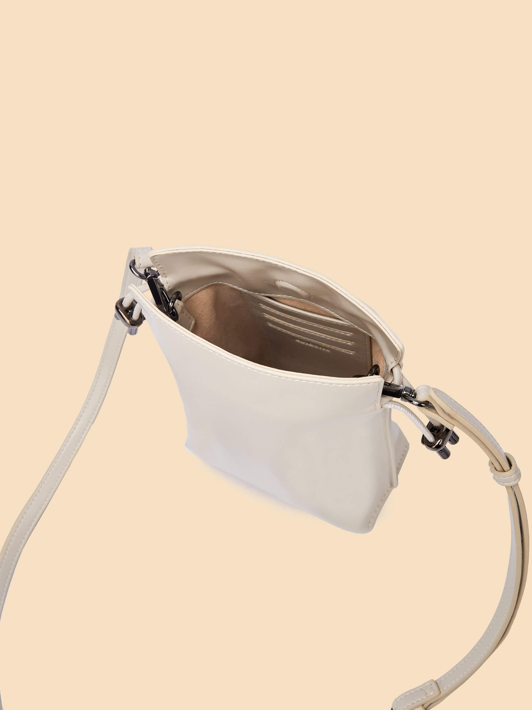 SINBONO Nina Crossbody Wallet Phone Bag Grayish White