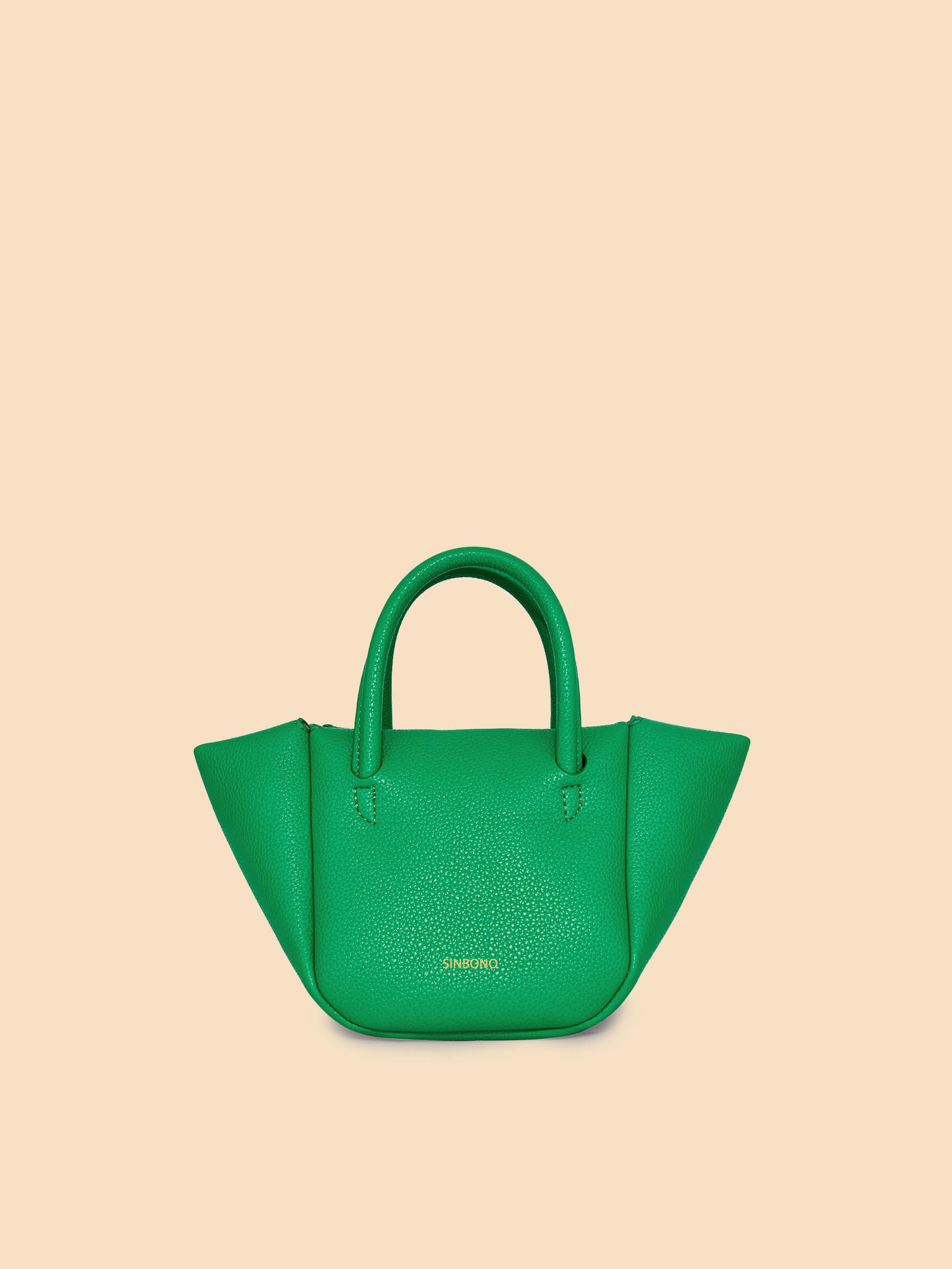 SINBONO Selena Ruched Hobo Handle Crossbody Bag Grass Green