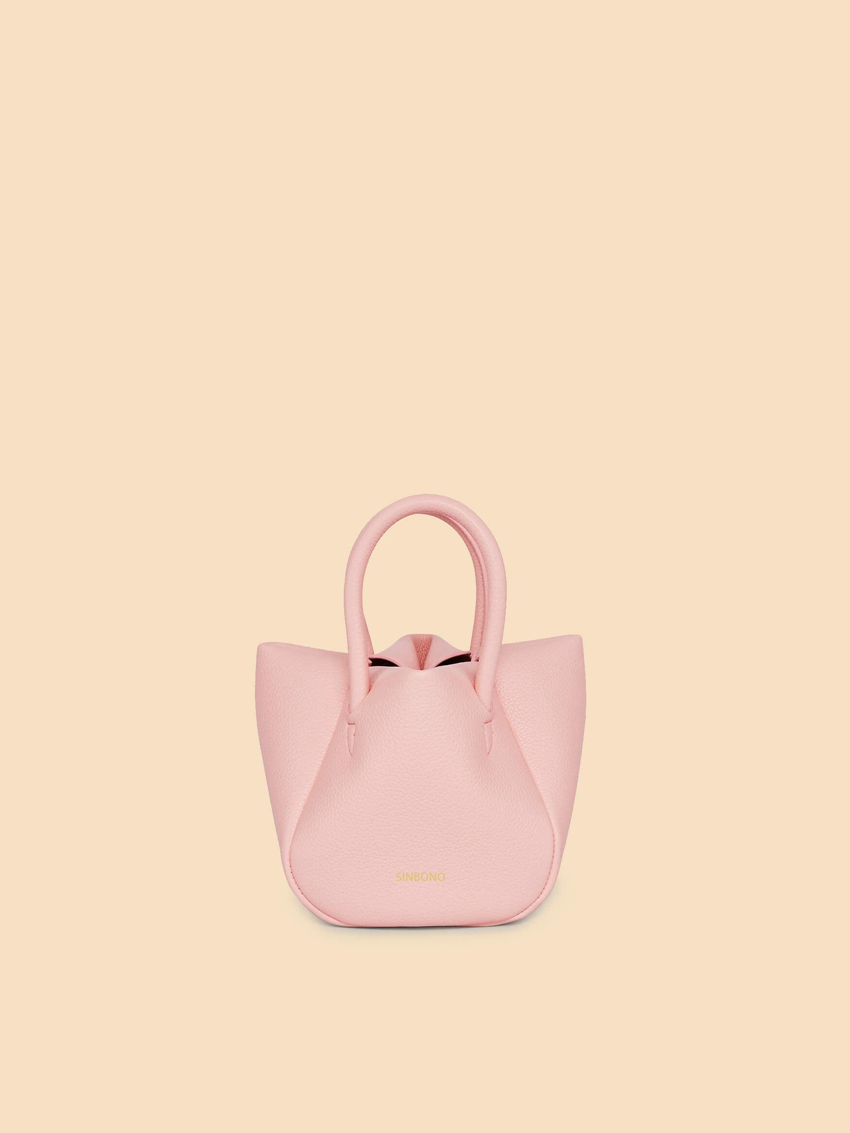 SINBONO Selena Ruched Hobo Handle Crossbody Bag Pink