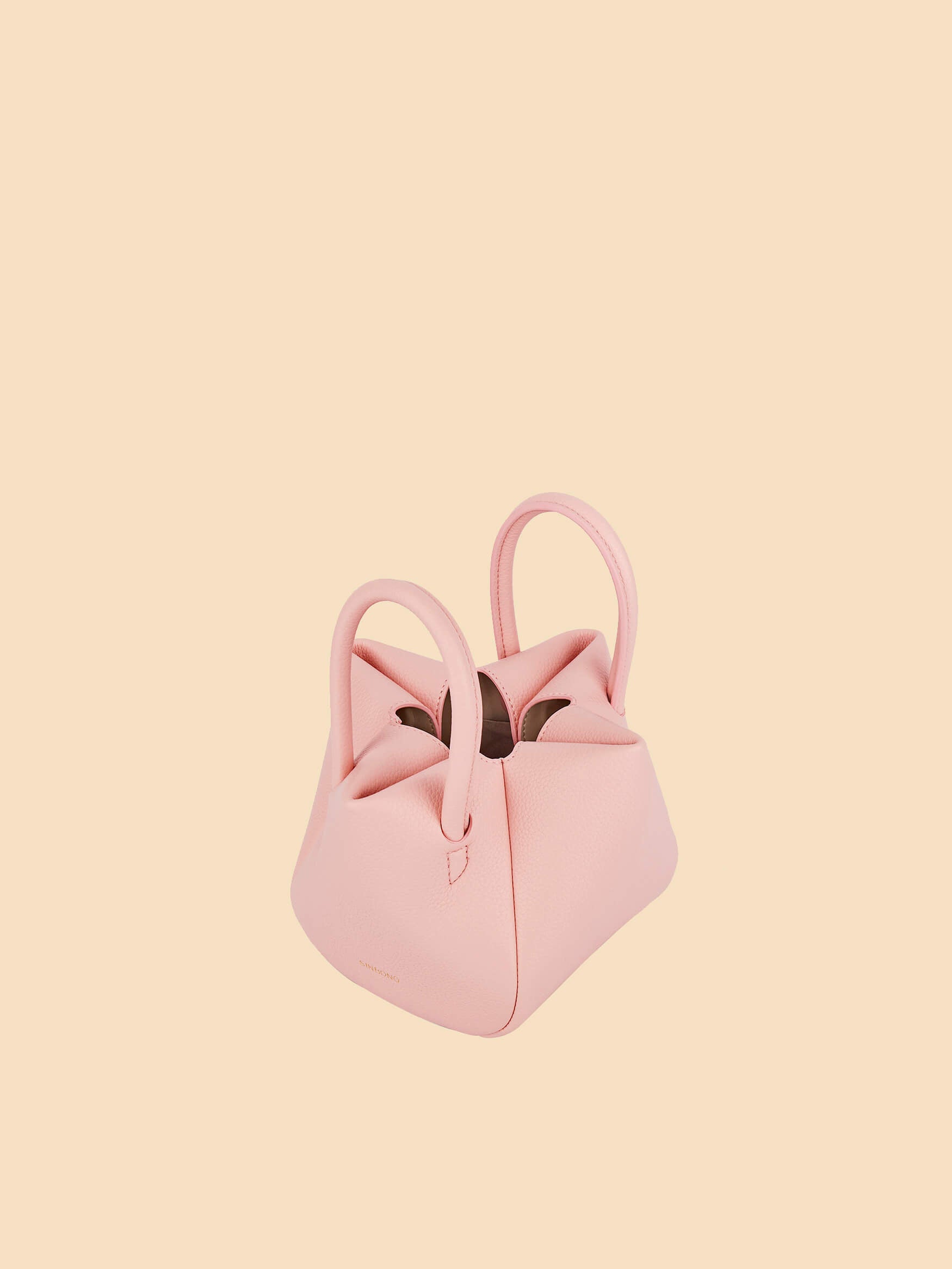 SINBONO Selena Ruched Hobo Handle Crossbody Bag Pink