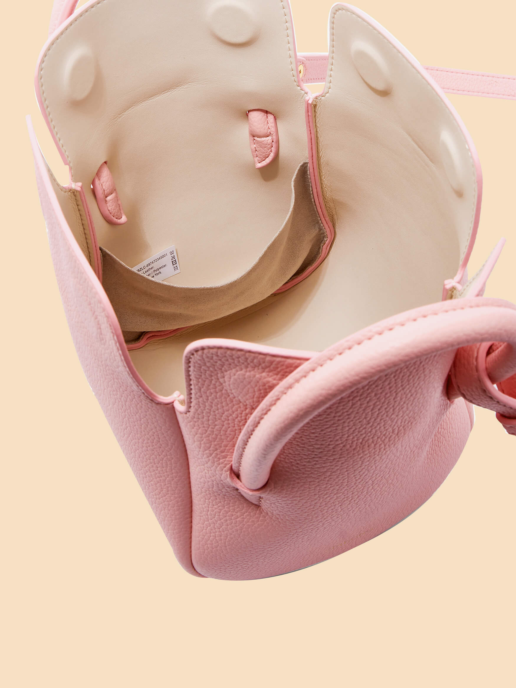 SINBONO Selena Ruched Hobo Handle Crossbody Bag Pink