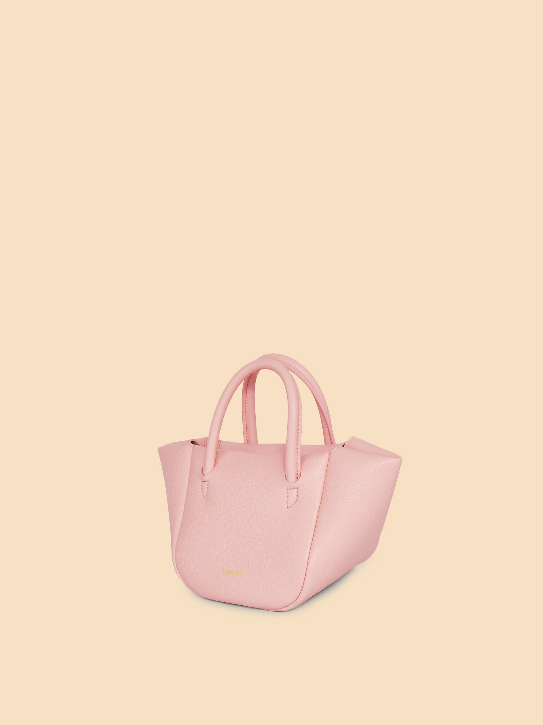 SINBONO Selena Ruched Hobo Handle Crossbody Bag Pink