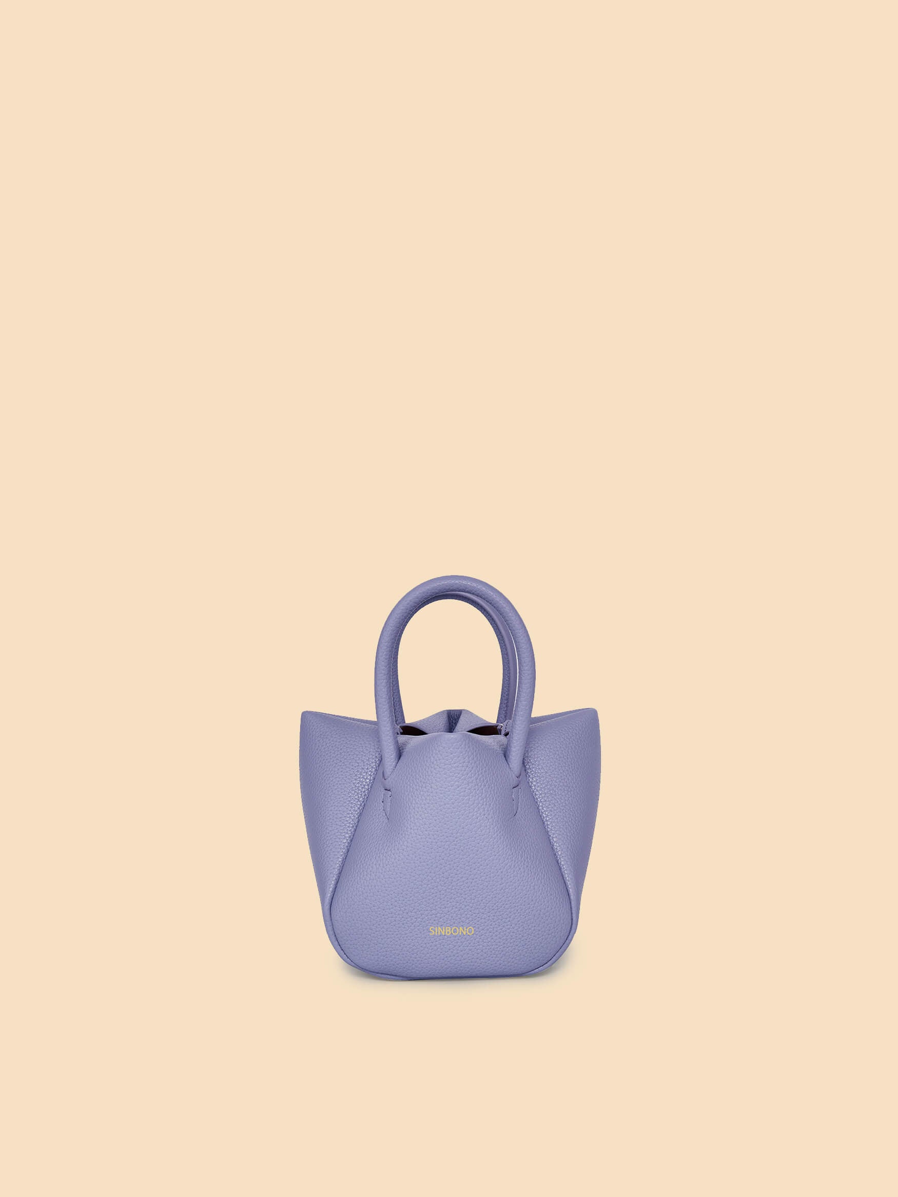 SINBONO Selena Ruched Hobo Handle Crossbody Bag Purple