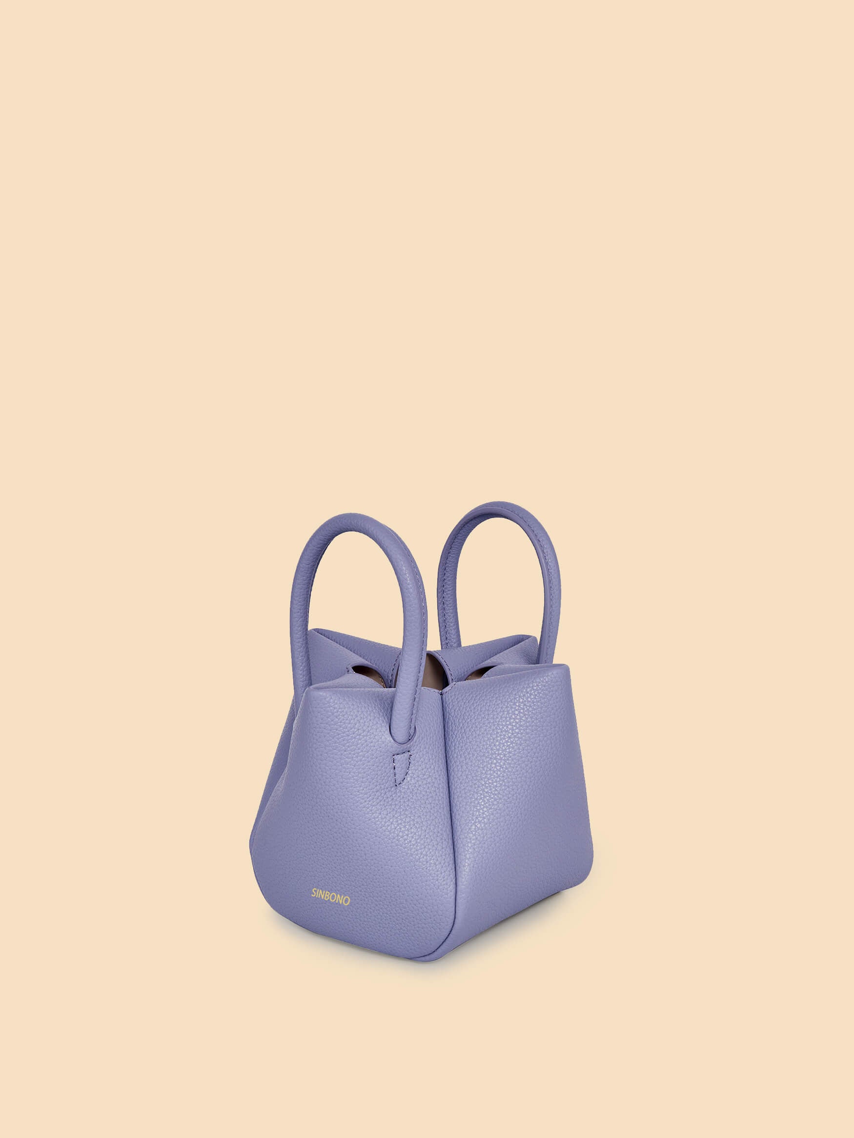 SINBONO Selena Ruched Hobo Handle Crossbody Bag Purple