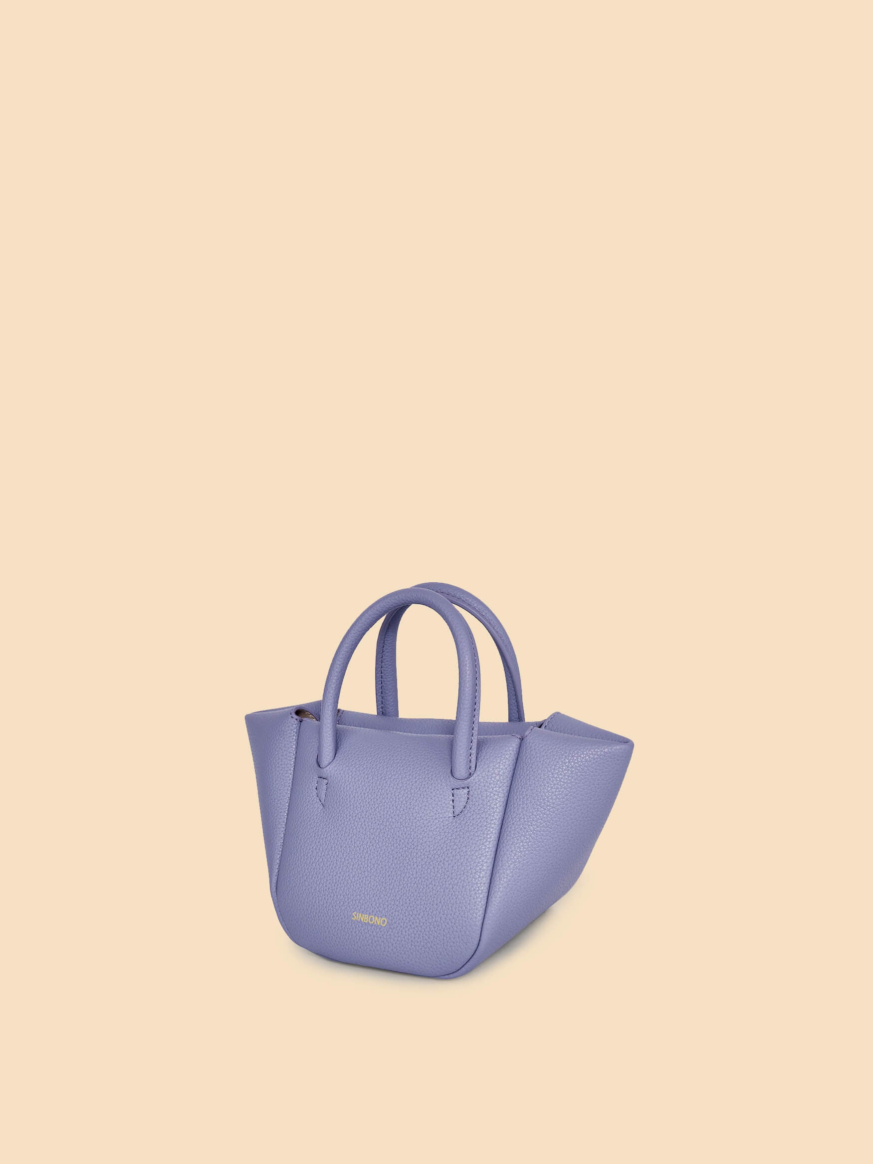 SINBONO Selena Ruched Hobo Handle Crossbody Bag Purple