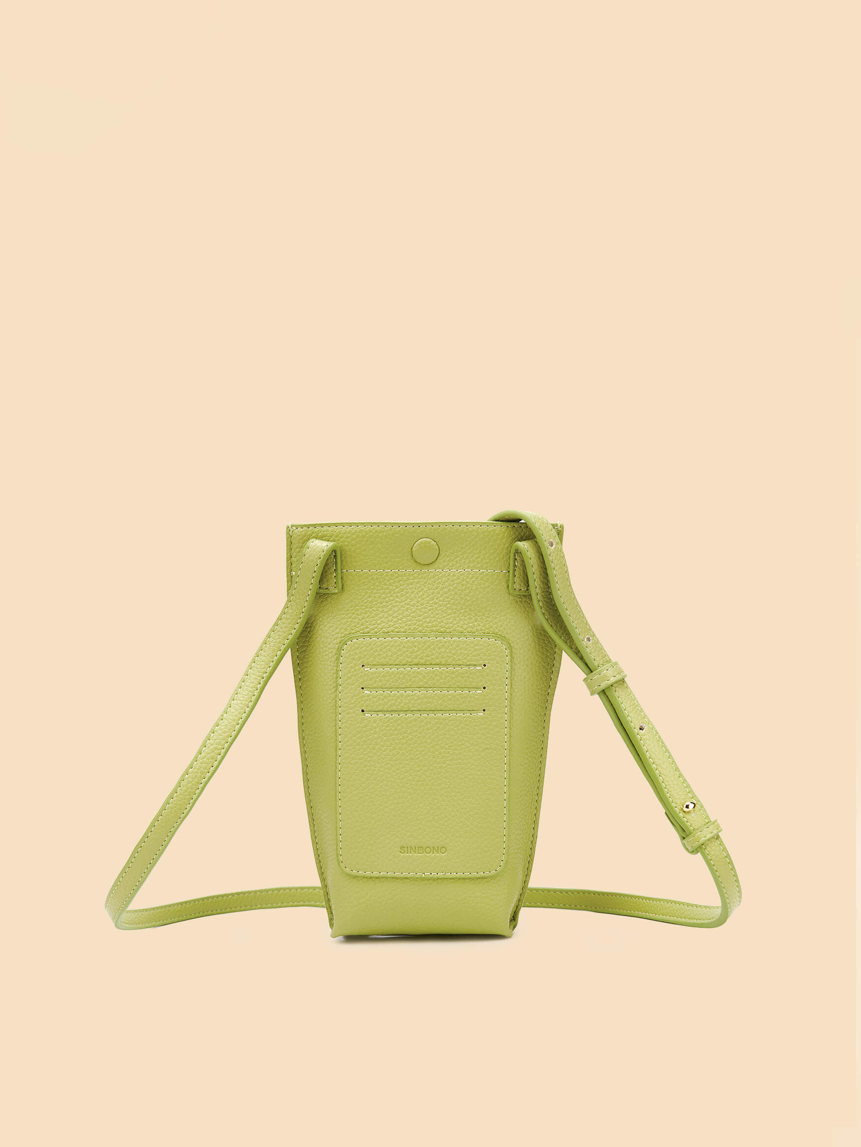 SINBONO Lime Green Crossbody Bag- High-quality Soft Vegan Leather Bag