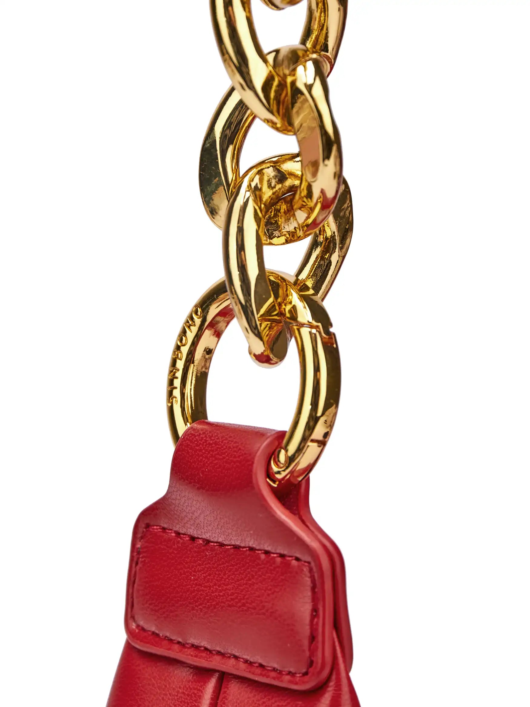 Vienna Top Handle Shoulder Bag - Red