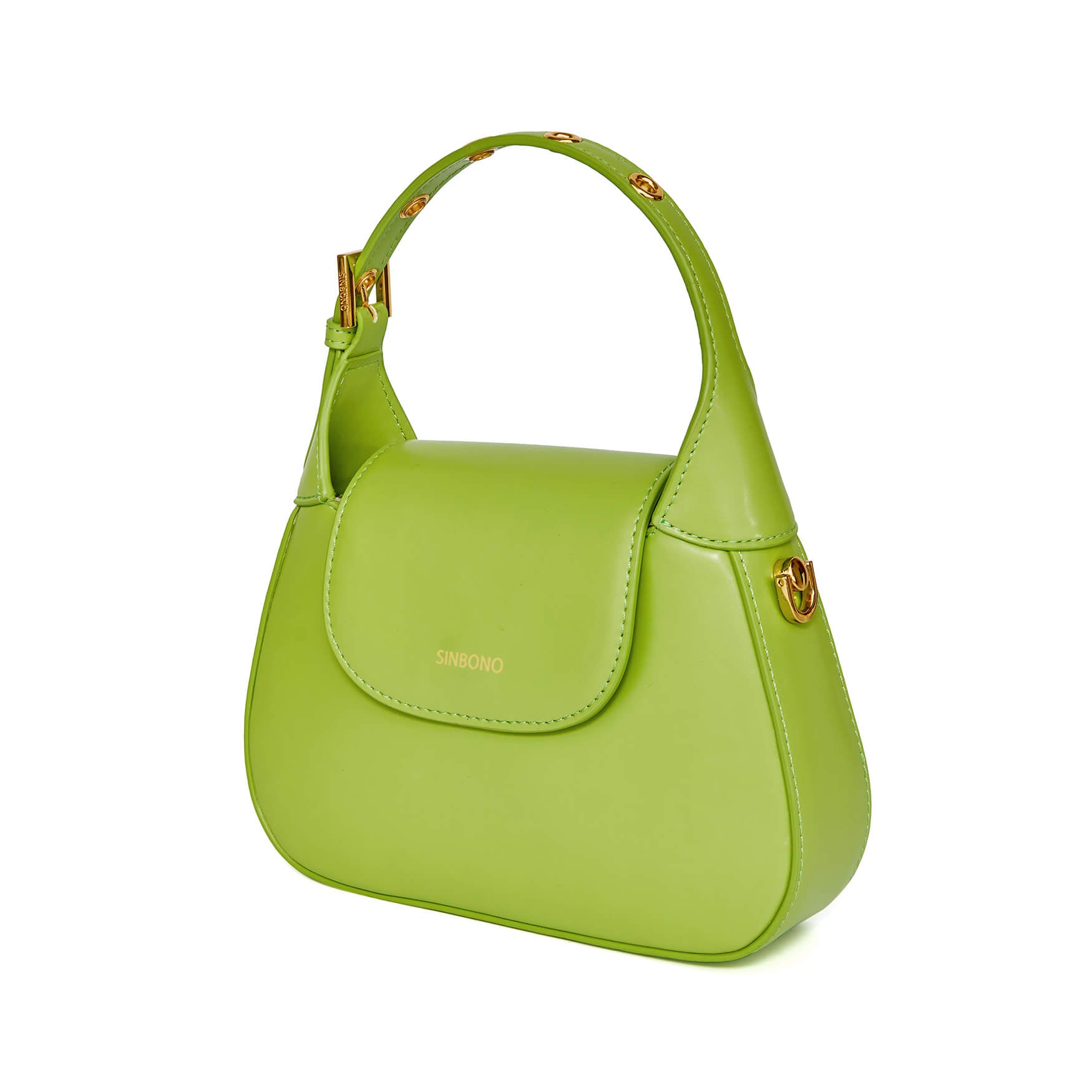 Alice Top Handle Crossbody Bag - Lime Green