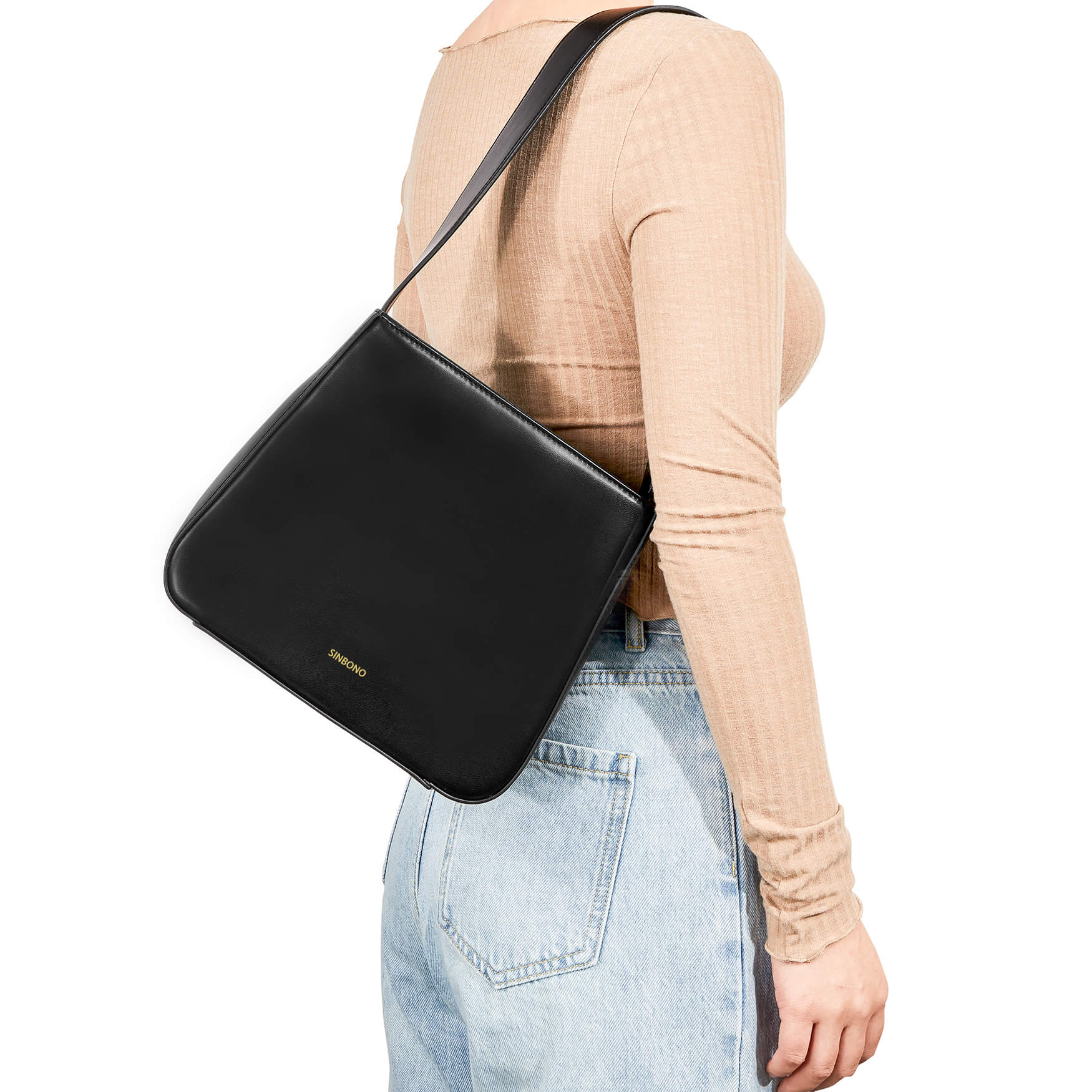 SINBONO Betty Hobo Bag - Animal Free Leather Bag