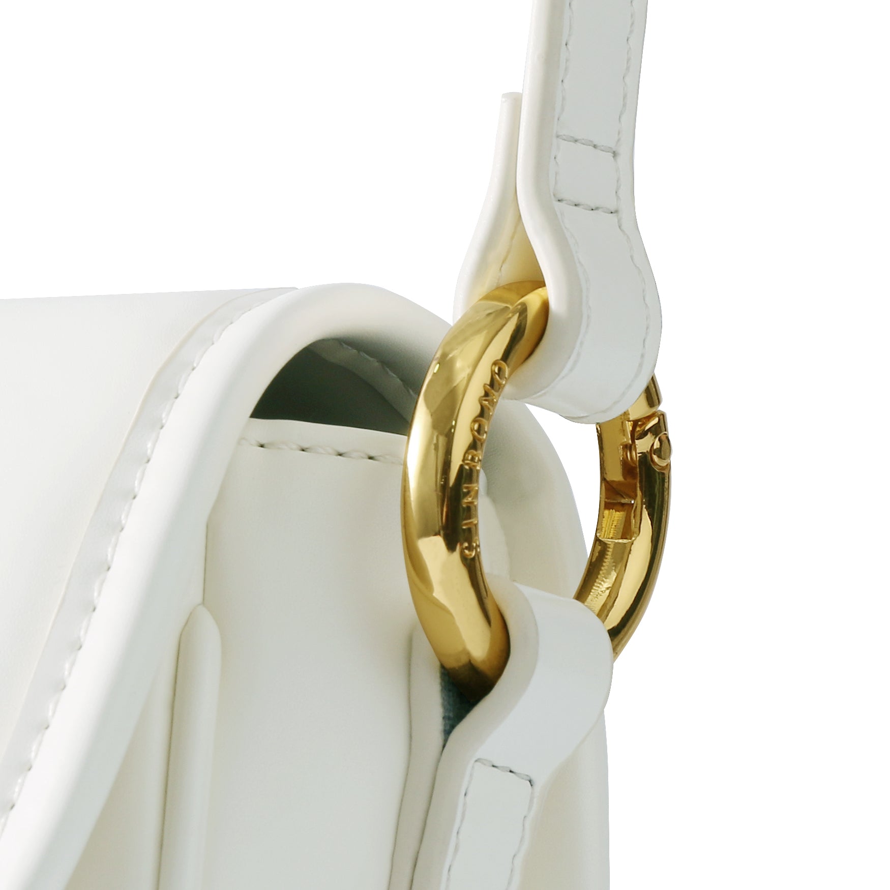 SINBONO Medium Fiona Vegan Handbags White