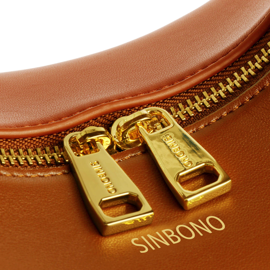 SINBONO Medium Sized Brown Crossbody women Bag 