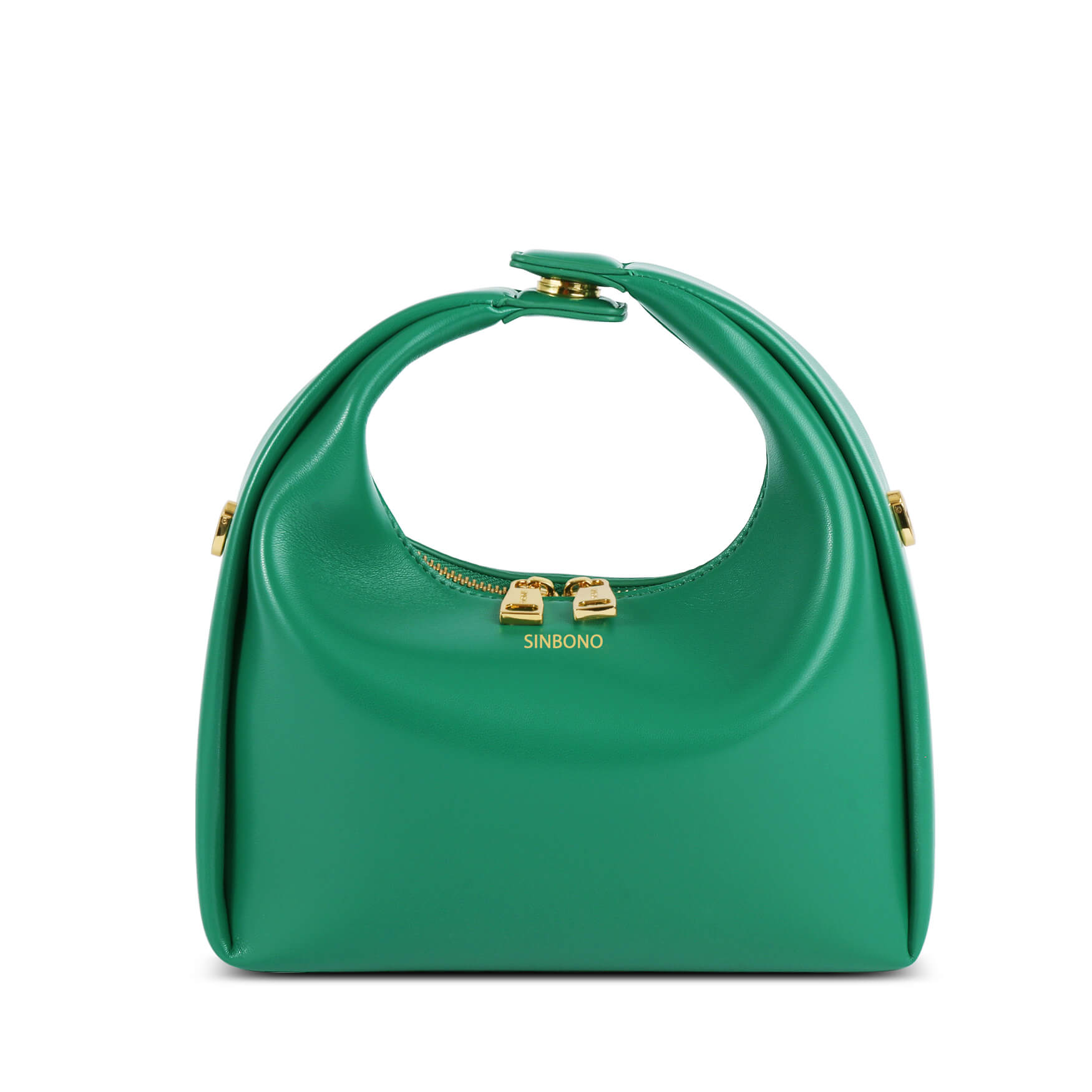 SINBONO Vienna Medium-Sized Green Vegan Leather Purses