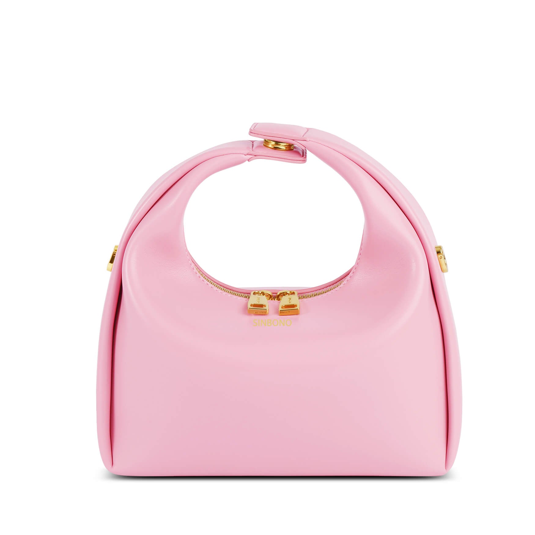 SINBONO Vienna Medium-Sized Pink Vegan Leather Purses