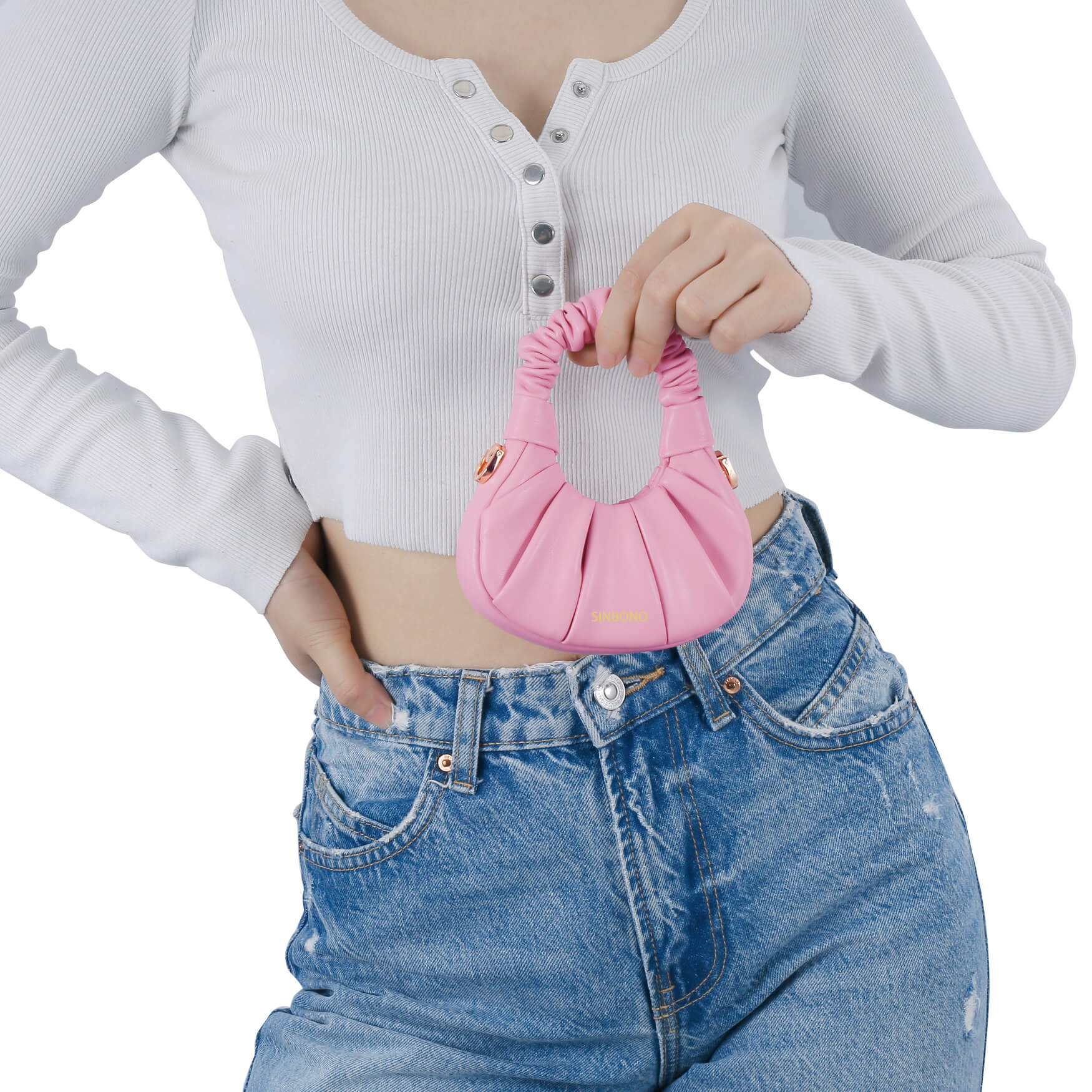 SINBONO Mini Ava Vegan Handbag Pink