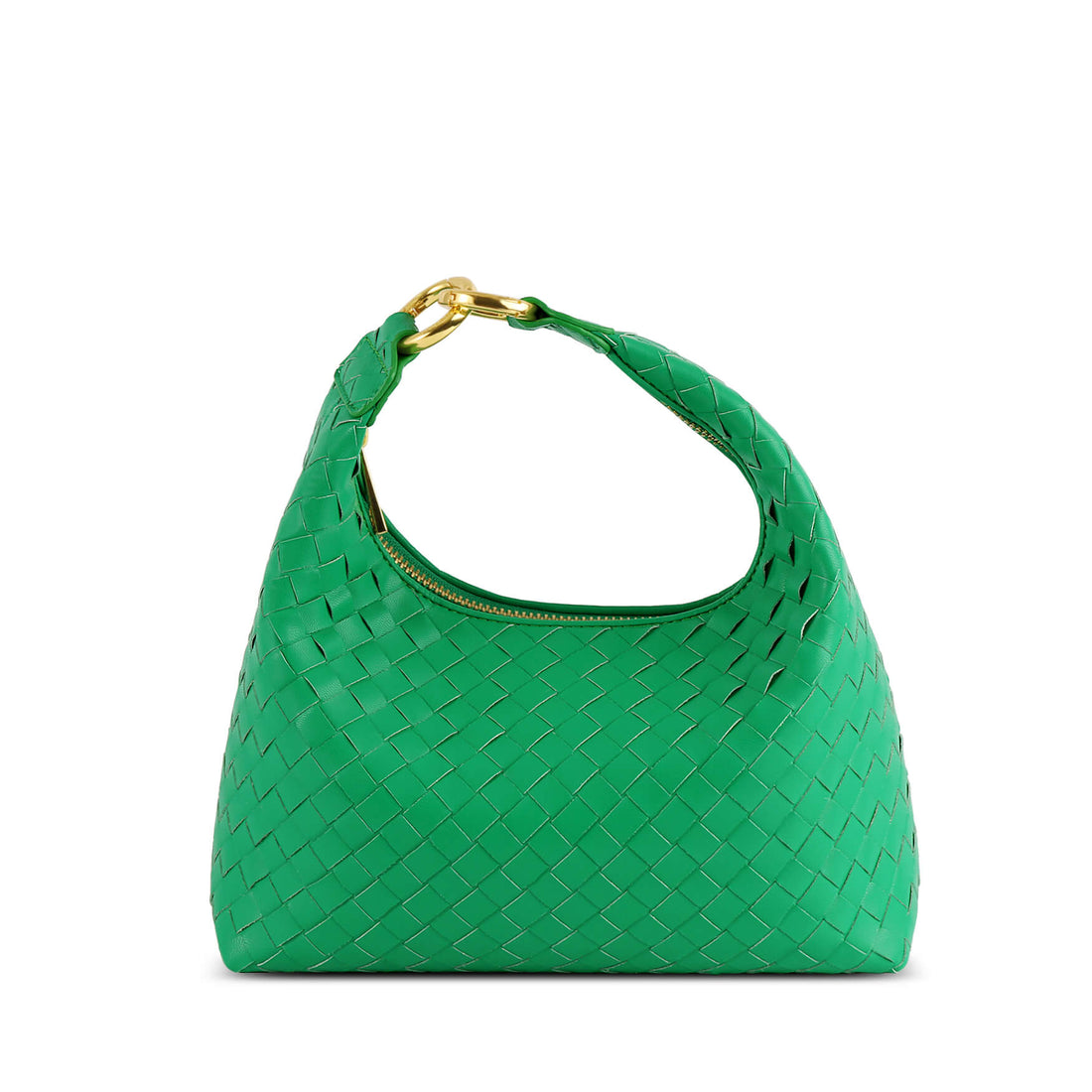 SINBONO Green Braided Shoulder Bag