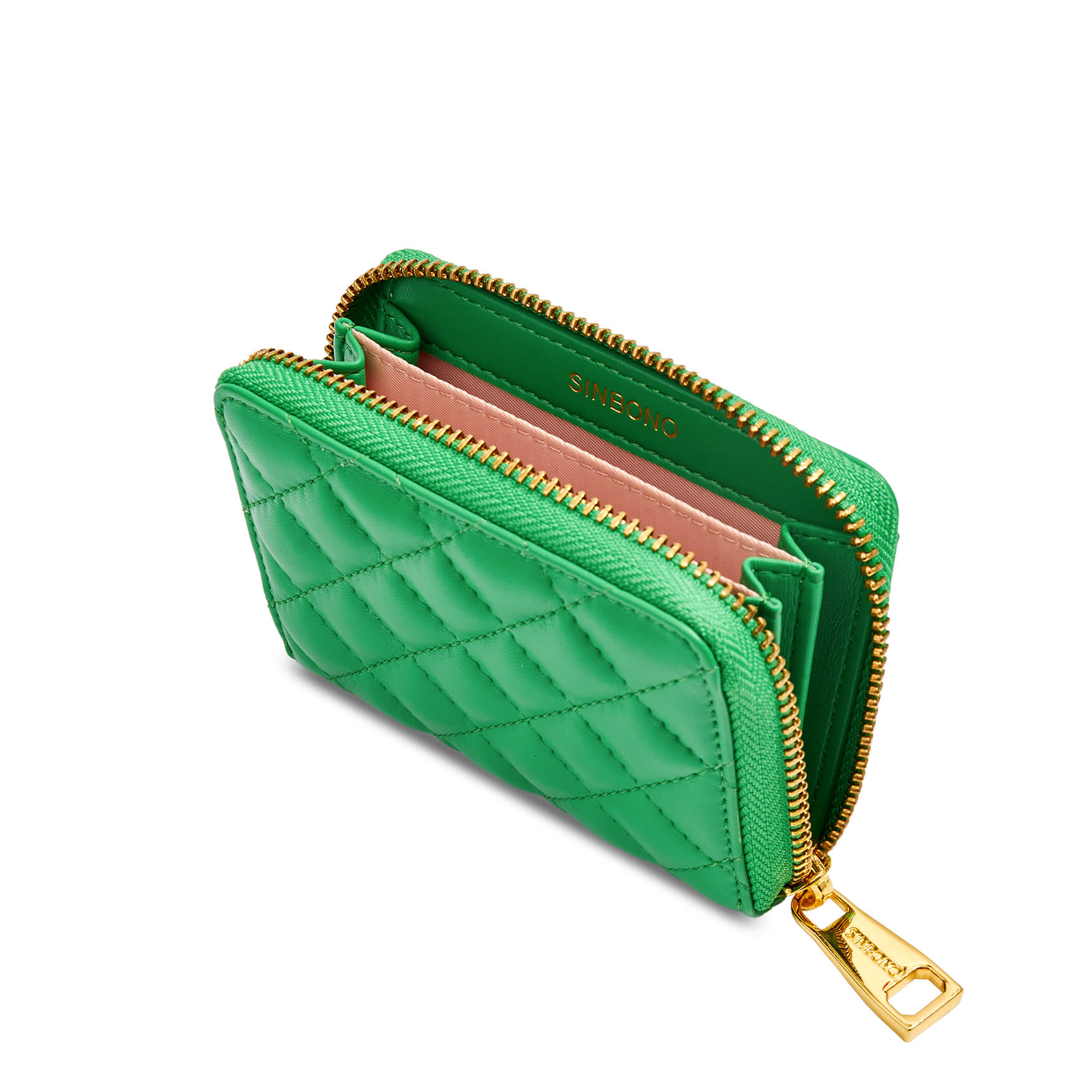 SINBONO Zip Card Holder Grass Green