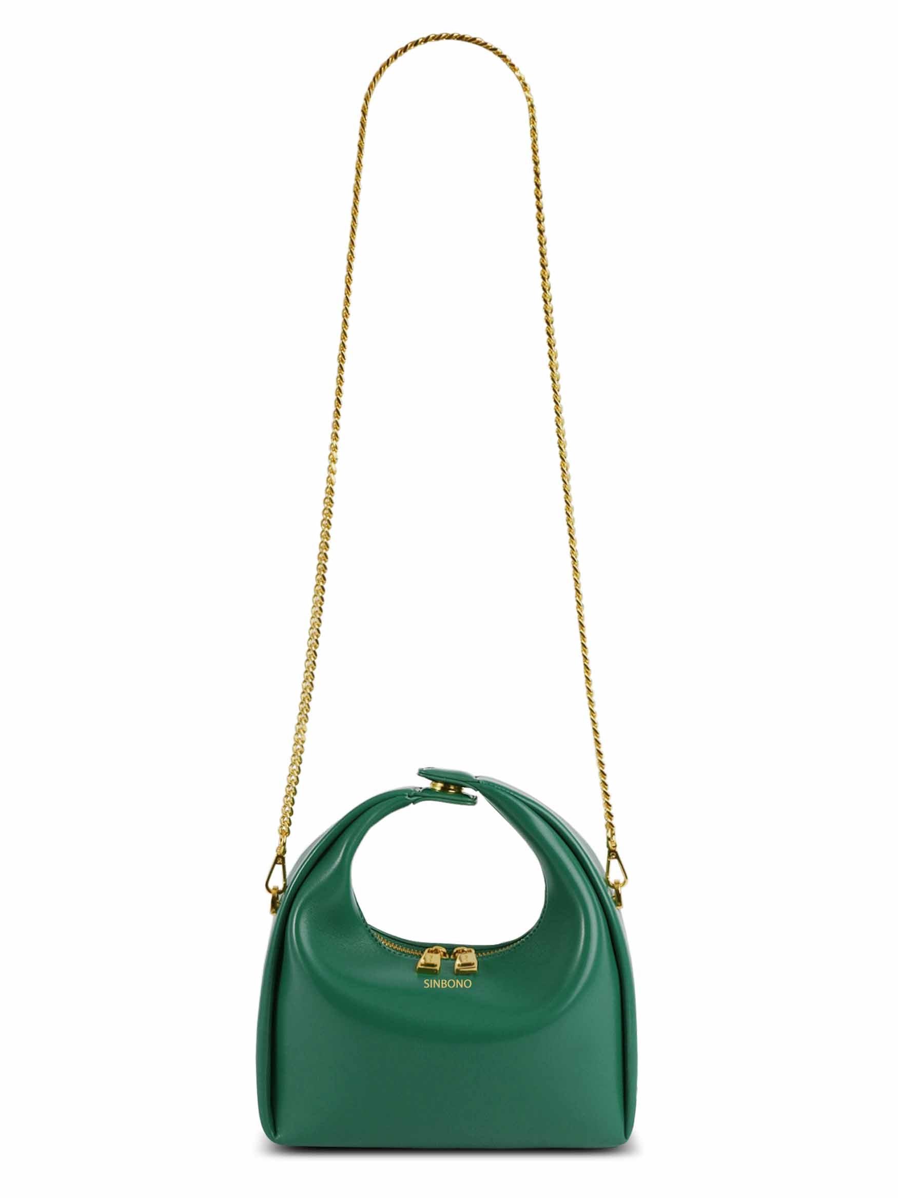 Medium Vienna Top Handle Crossbody Bag - Green