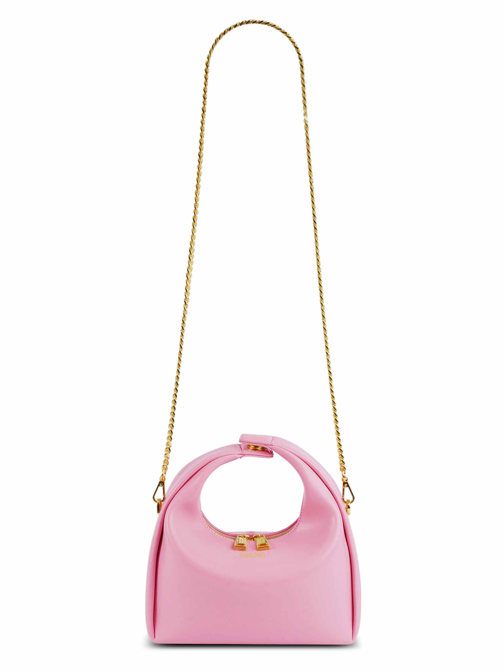 Medium Vienna Top Handle Crossbody Bag - Pink