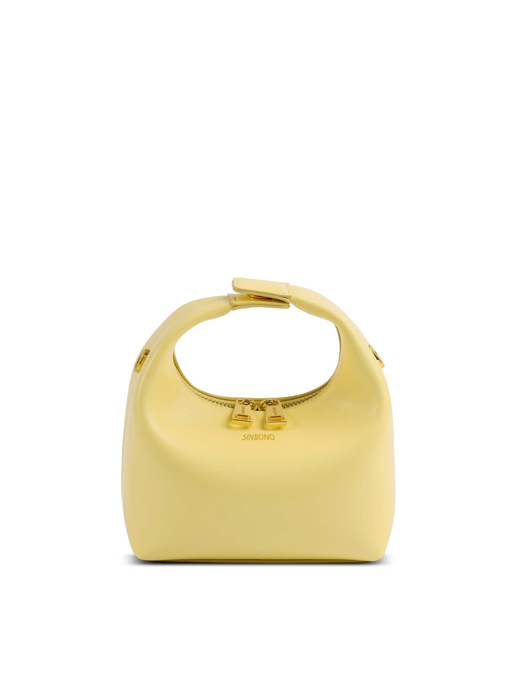 Vienna Top Handle  Crossbody Bag - Light Yellow