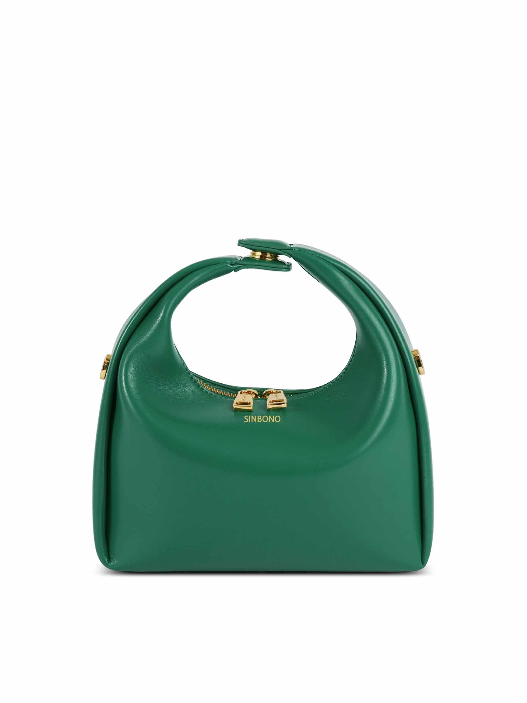 Medium Vienna Top Handle Crossbody Bag - Green