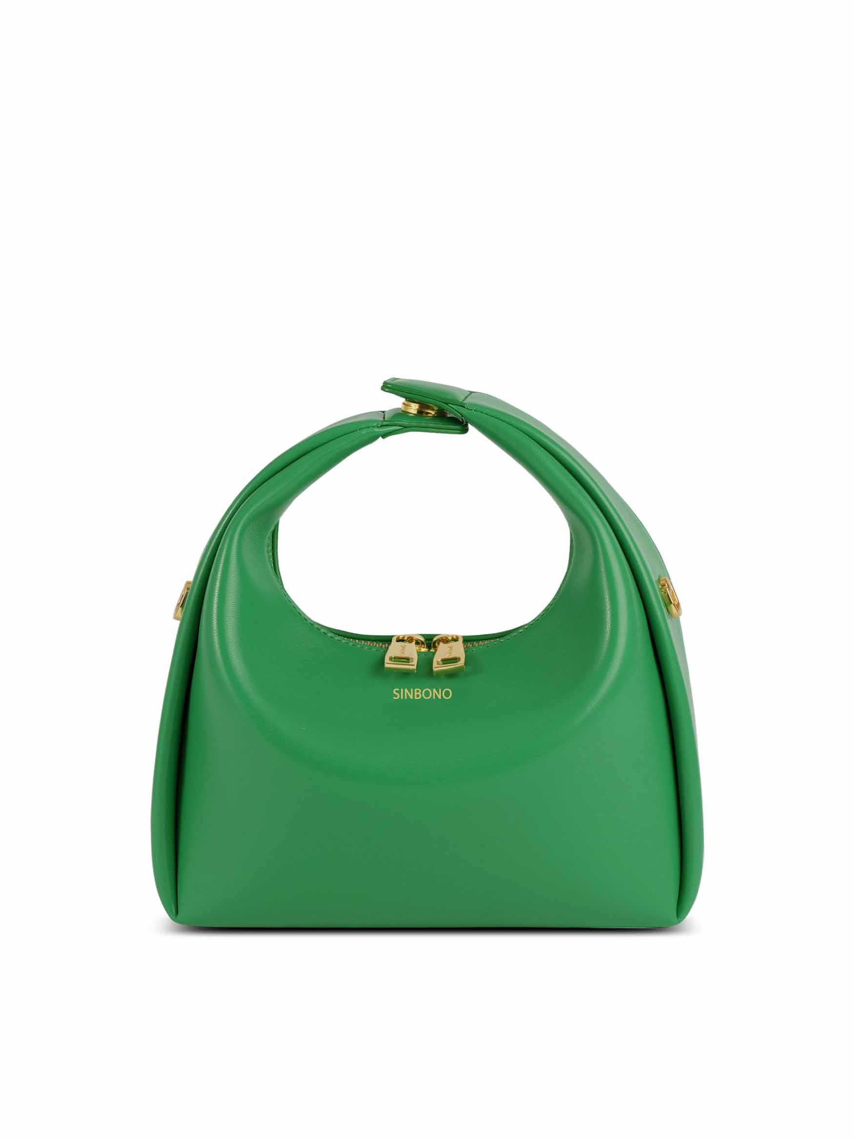 Medium Vienna Top Handle Crossbody Bag - Grass Green